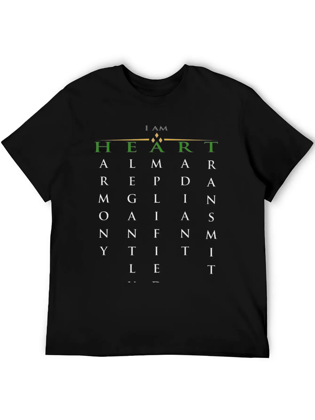 I Am Heart Timeless Short Sleeve Tee – Comfy And Minimalist Design