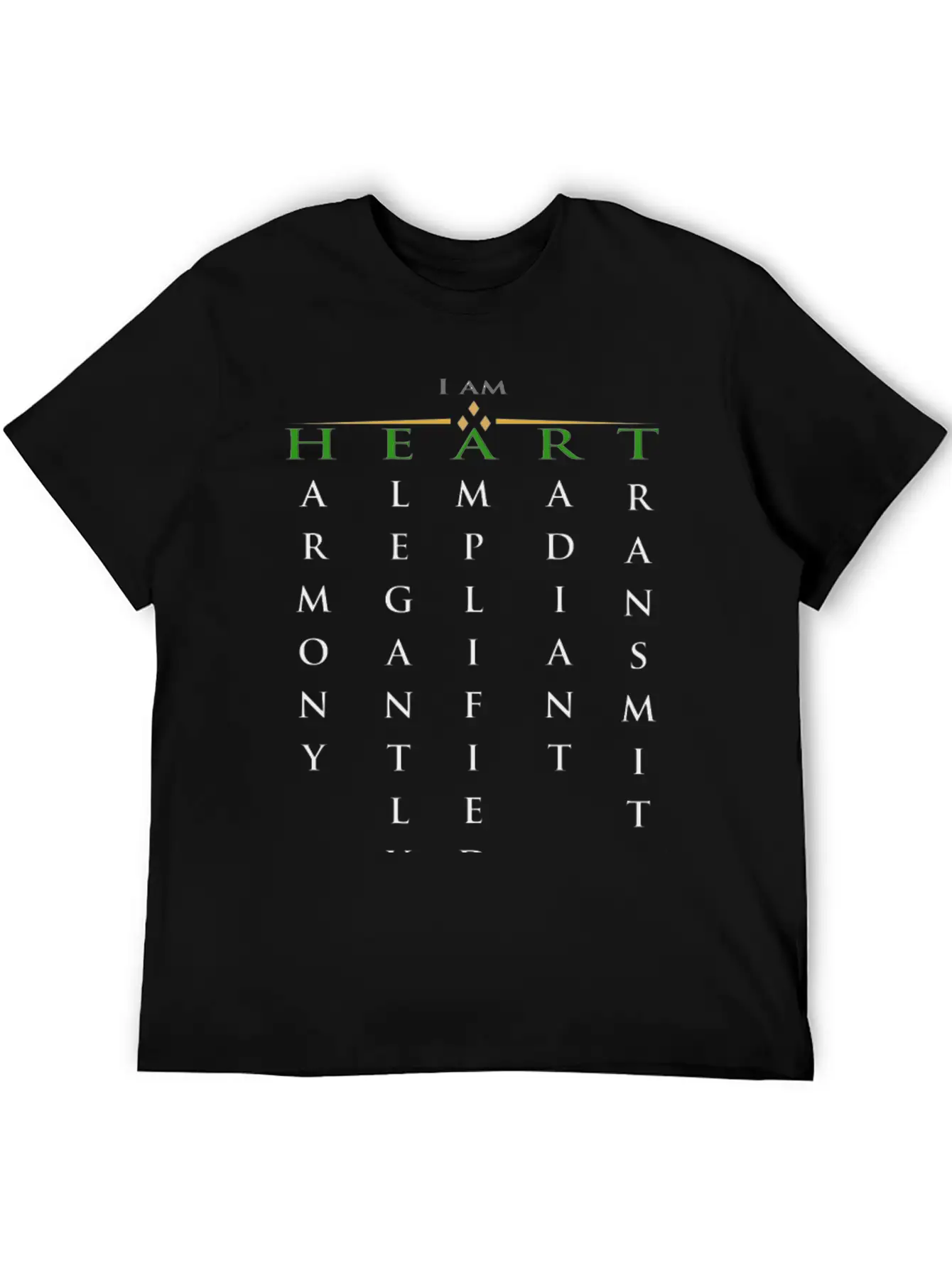 I Am Heart Timeless Short Sleeve Tee – Comfy And Minimalist Design
