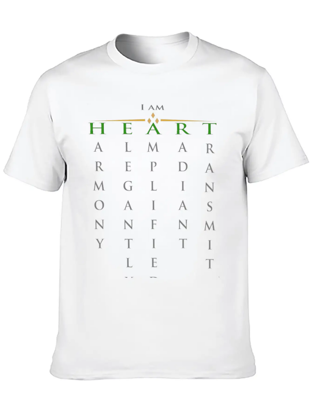 I Am Heart Timeless Short Sleeve Tee – Comfy And Minimalist Design