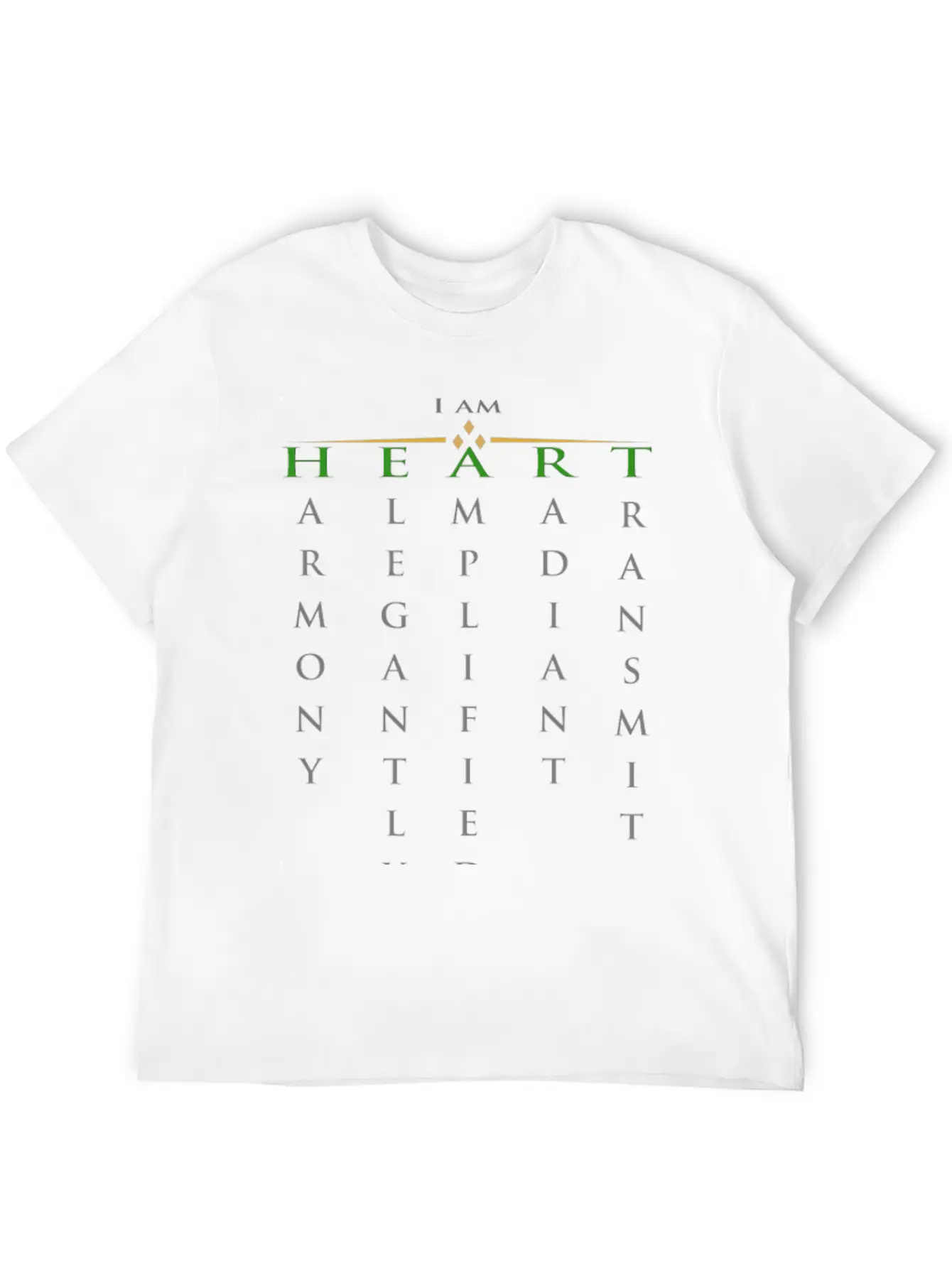 I Am Heart Timeless Short Sleeve Tee – Comfy And Minimalist Design