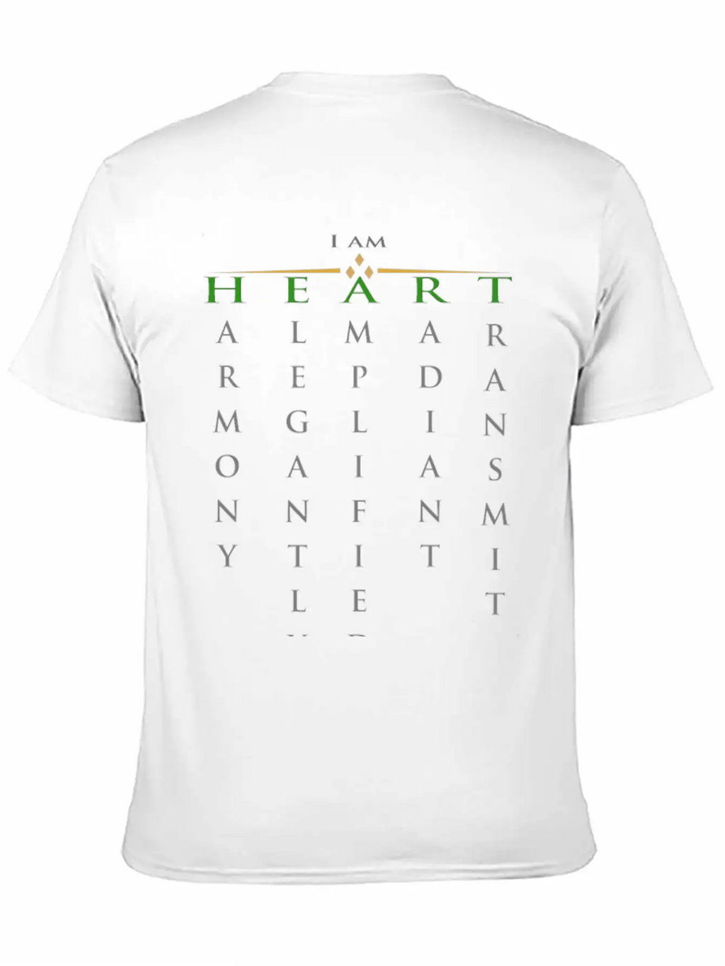 I Am Heart Timeless Short Sleeve Tee – Comfy And Minimalist Design