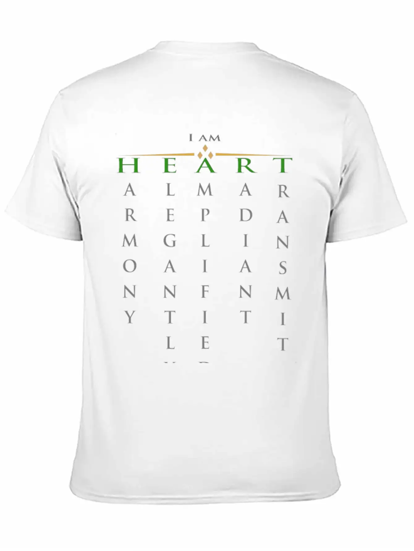I Am Heart Timeless Short Sleeve Tee – Comfy And Minimalist Design