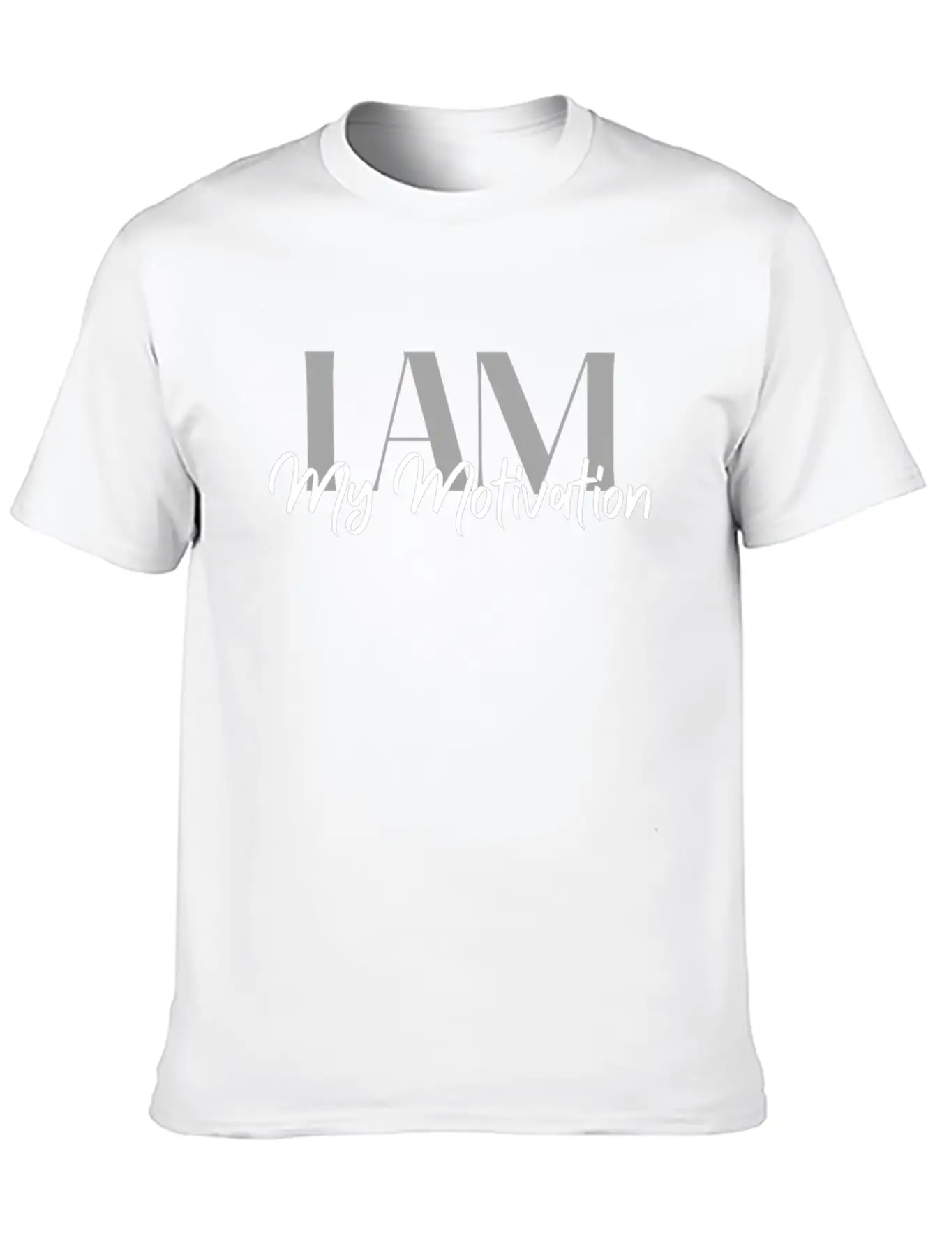I Am My Motivation, Motivational Shirt Basic Graphic T-Shirt – Daily Comfort In Soft Cotton