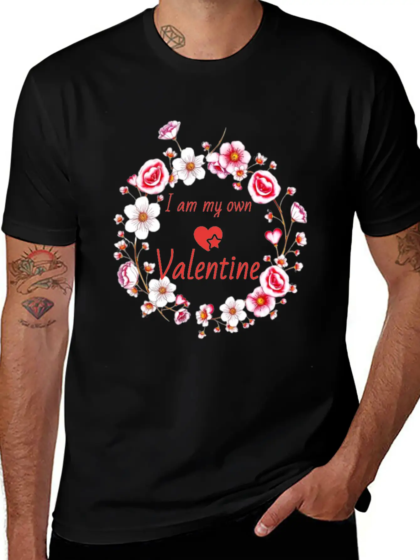 I Am My Own Valentine Breathable Soft Cotton T-Shirt – Timeless Casual Look