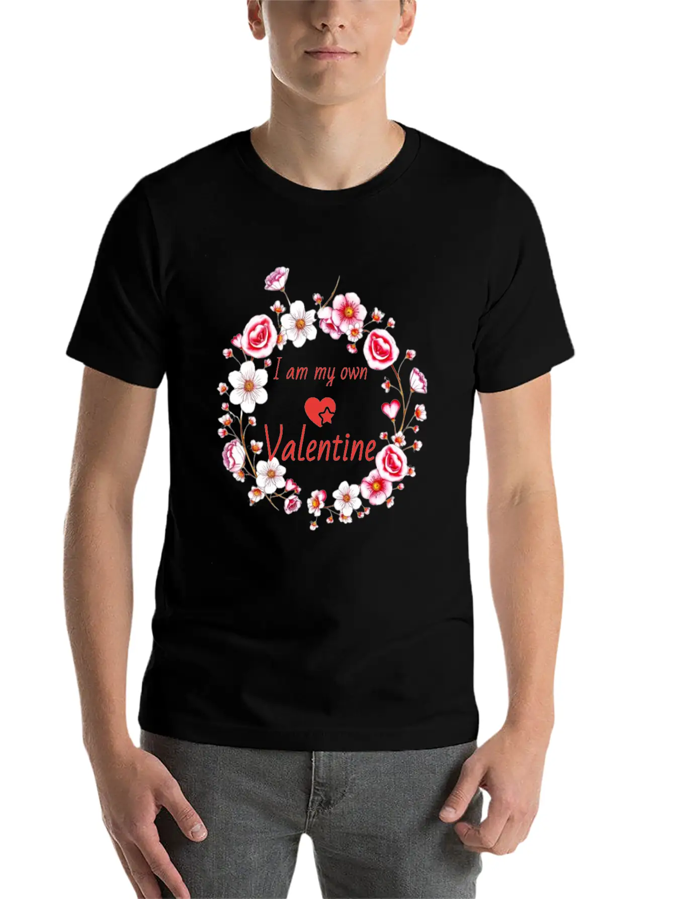 I Am My Own Valentine Breathable Soft Cotton T-Shirt – Timeless Casual Look