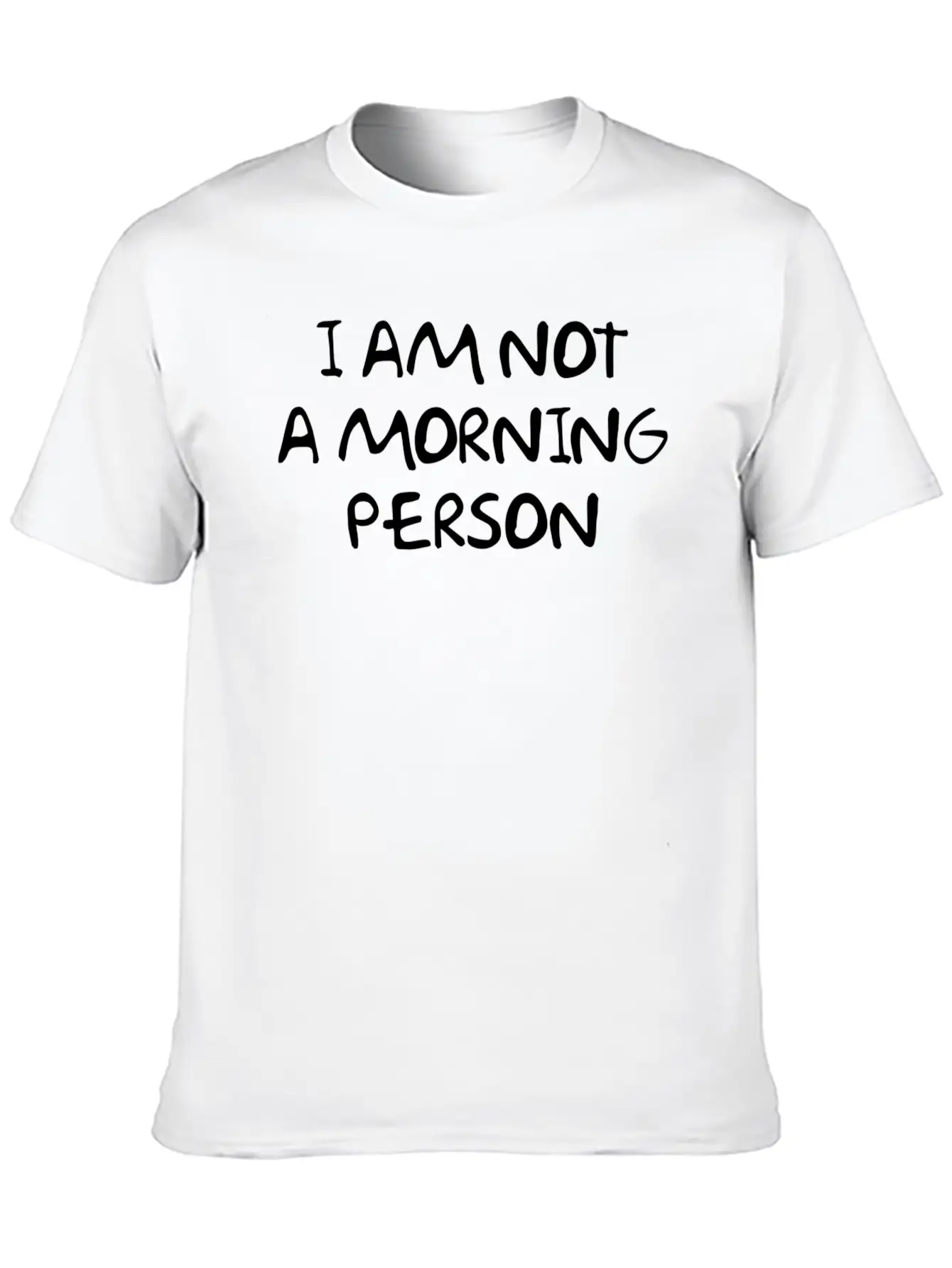 I Am Not A Morning Person B Breathable Soft Cotton T-Shirt – Timeless Casual Look
