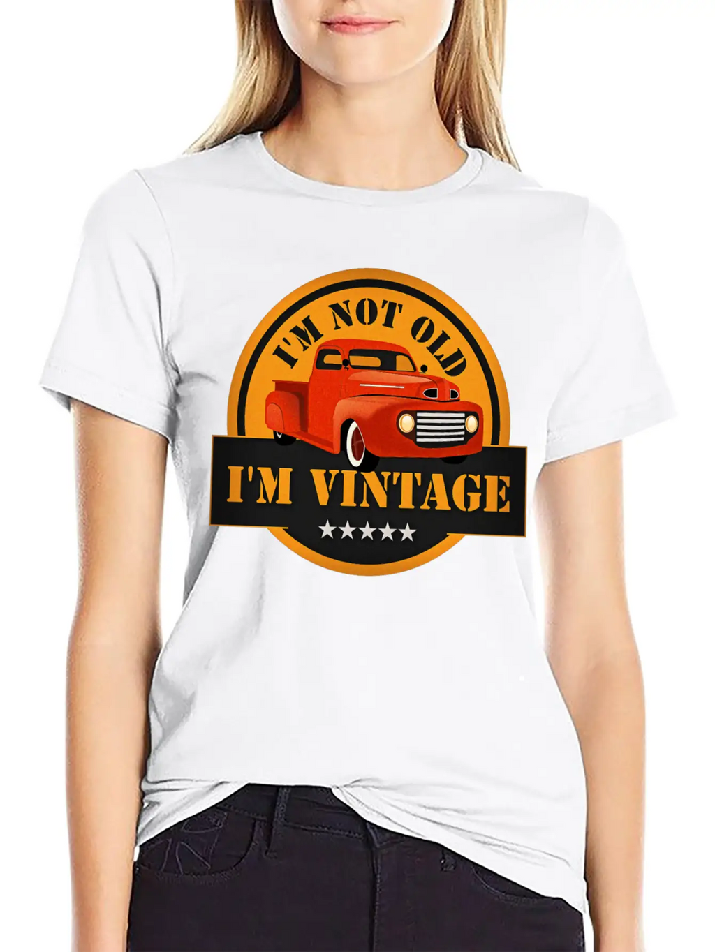 I Am Not Old I Am Vintage Classic Truck Timeless Short Sleeve Tee – Comfy And Minimalist Design