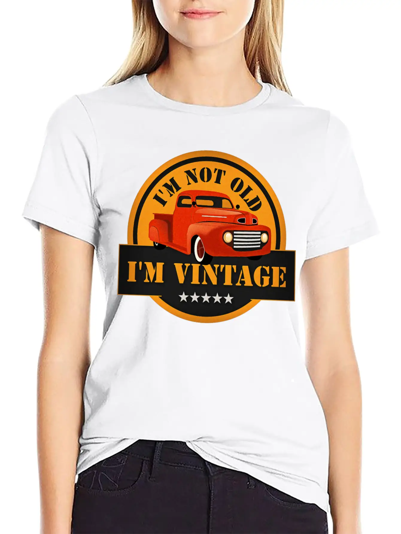 I Am Not Old I Am Vintage Classic Truck Timeless Short Sleeve Tee – Comfy And Minimalist Design