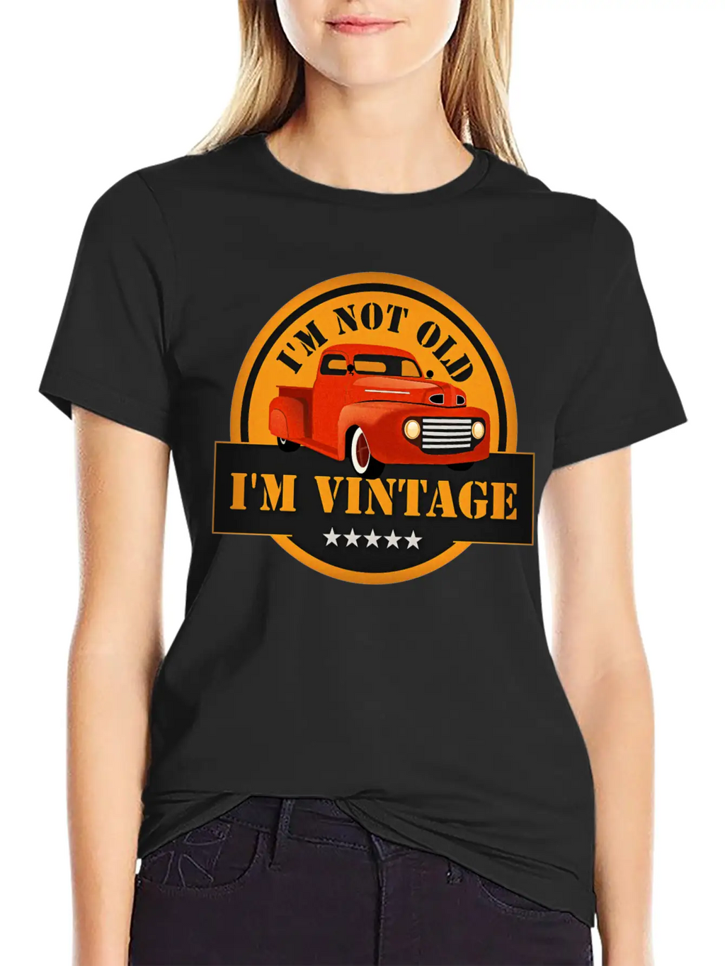 I Am Not Old I Am Vintage Classic Truck Timeless Short Sleeve Tee – Comfy And Minimalist Design