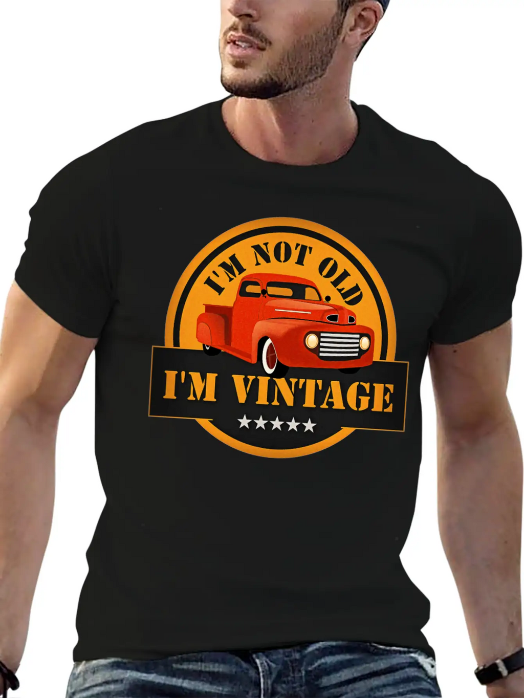 I Am Not Old I Am Vintage Classic Truck Timeless Short Sleeve Tee – Comfy And Minimalist Design