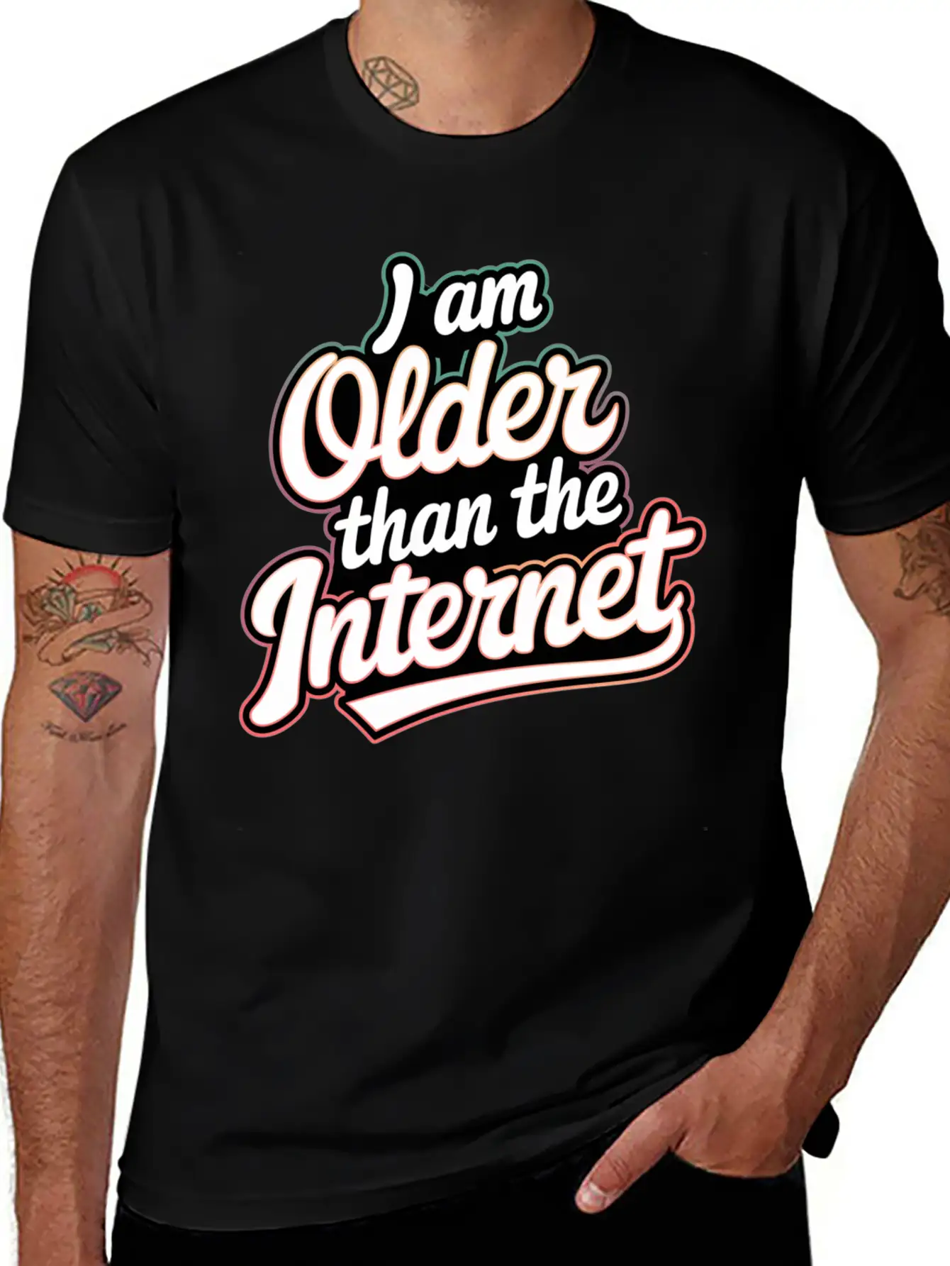 I Am Older Than The Internet 12 Unisex Casual T-Shirt – Clean Design For Daily Comfort