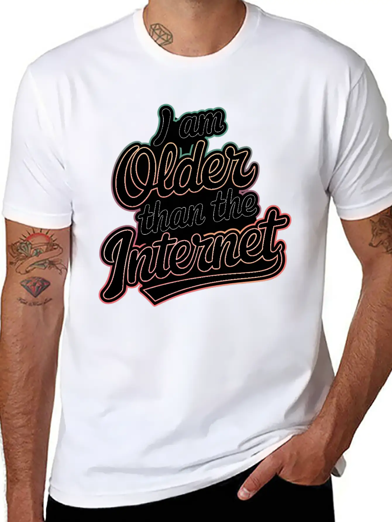 I Am Older Than The Internet 12 Unisex Casual T-Shirt – Clean Design For Daily Comfort