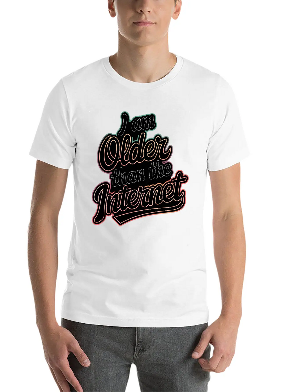 I Am Older Than The Internet 12 Unisex Casual T-Shirt – Clean Design For Daily Comfort