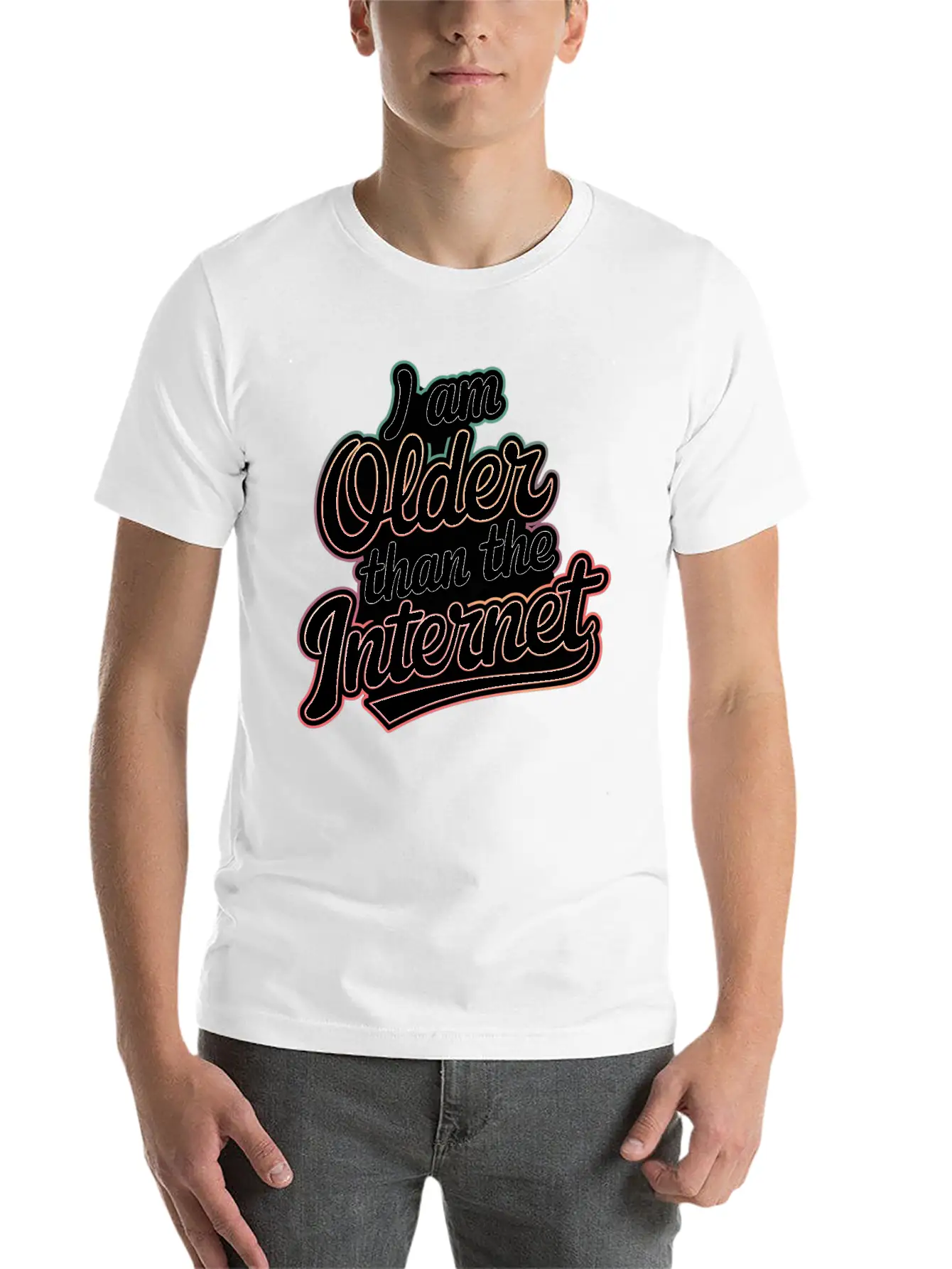 I Am Older Than The Internet 12 Unisex Casual T-Shirt – Clean Design For Daily Comfort