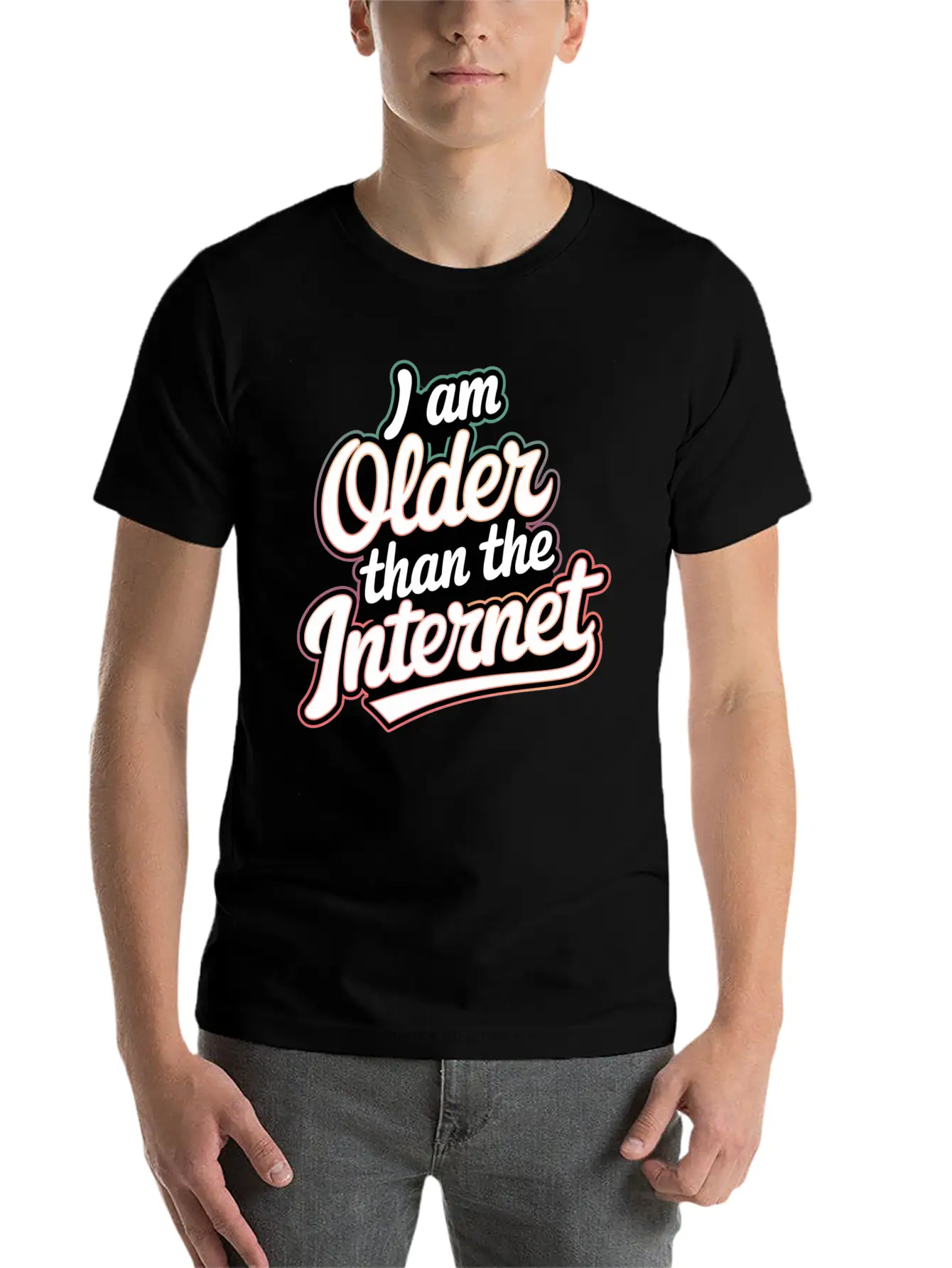 I Am Older Than The Internet 12 Unisex Casual T-Shirt – Clean Design For Daily Comfort