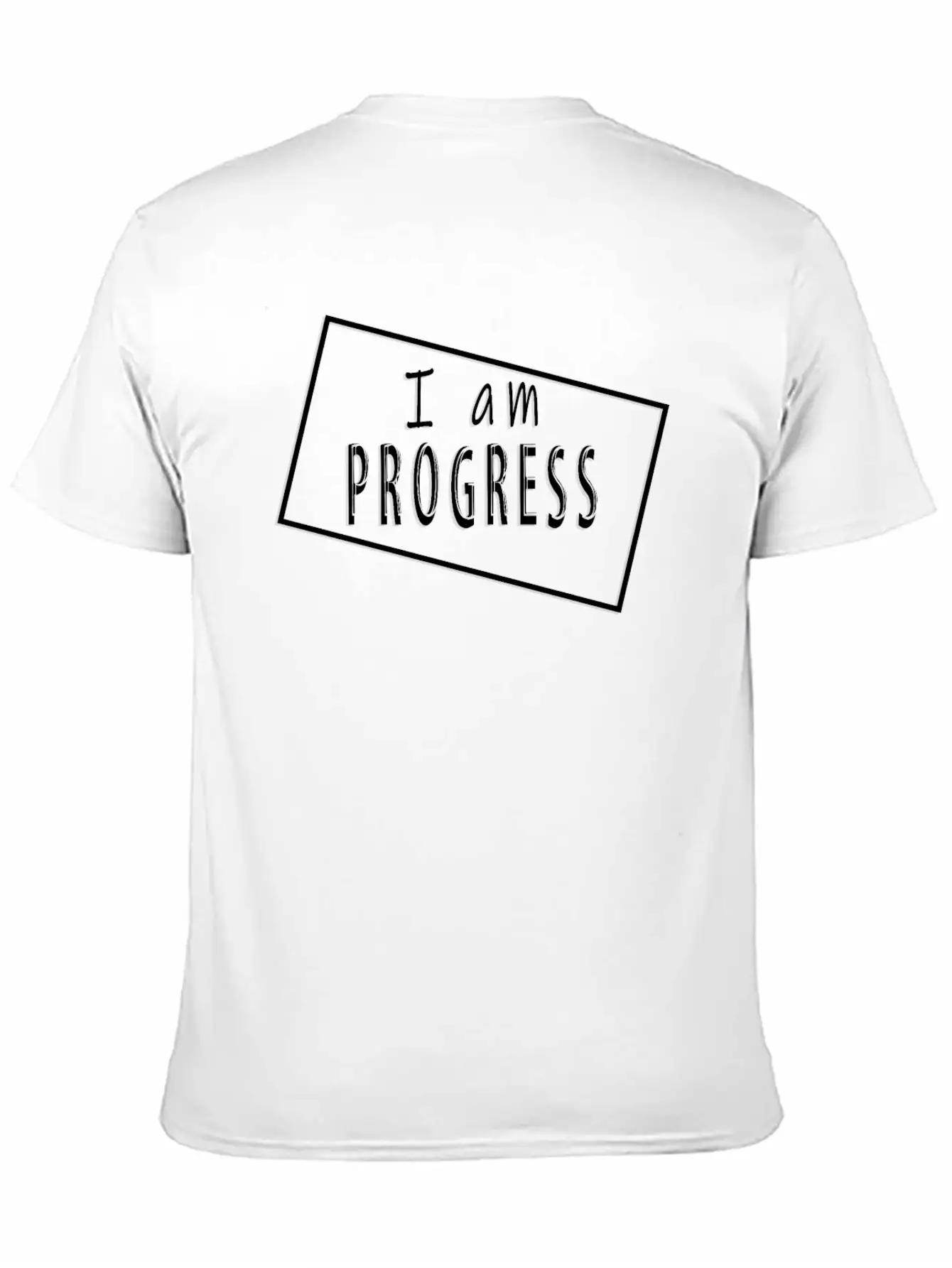 I Am Progress Unisex Casual T-Shirt – Clean Design For Daily Comfort