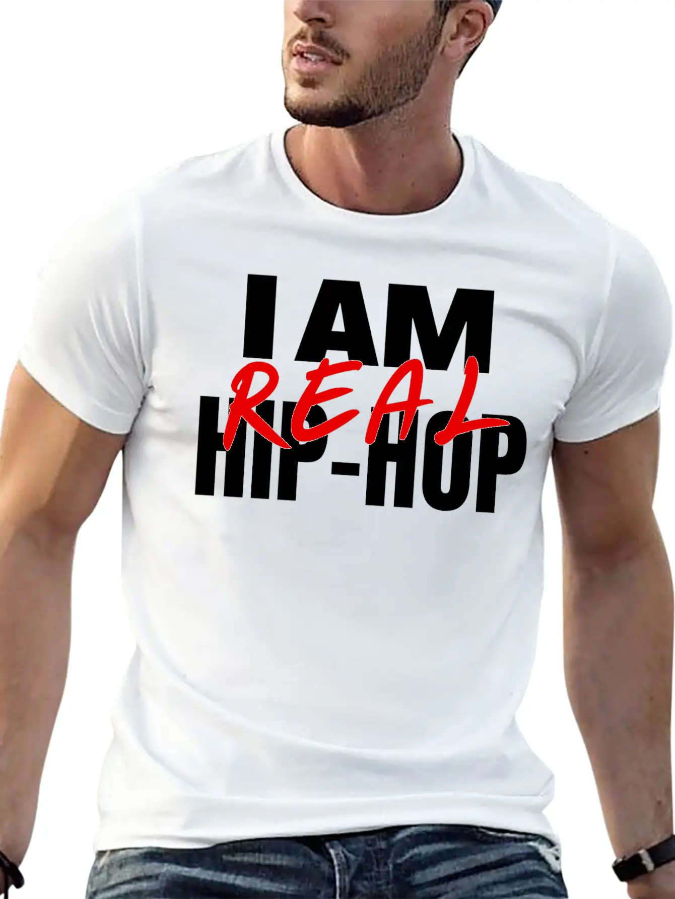 I Am Real Hip-Hop Timeless Short Sleeve Tee – Comfy And Minimalist Design