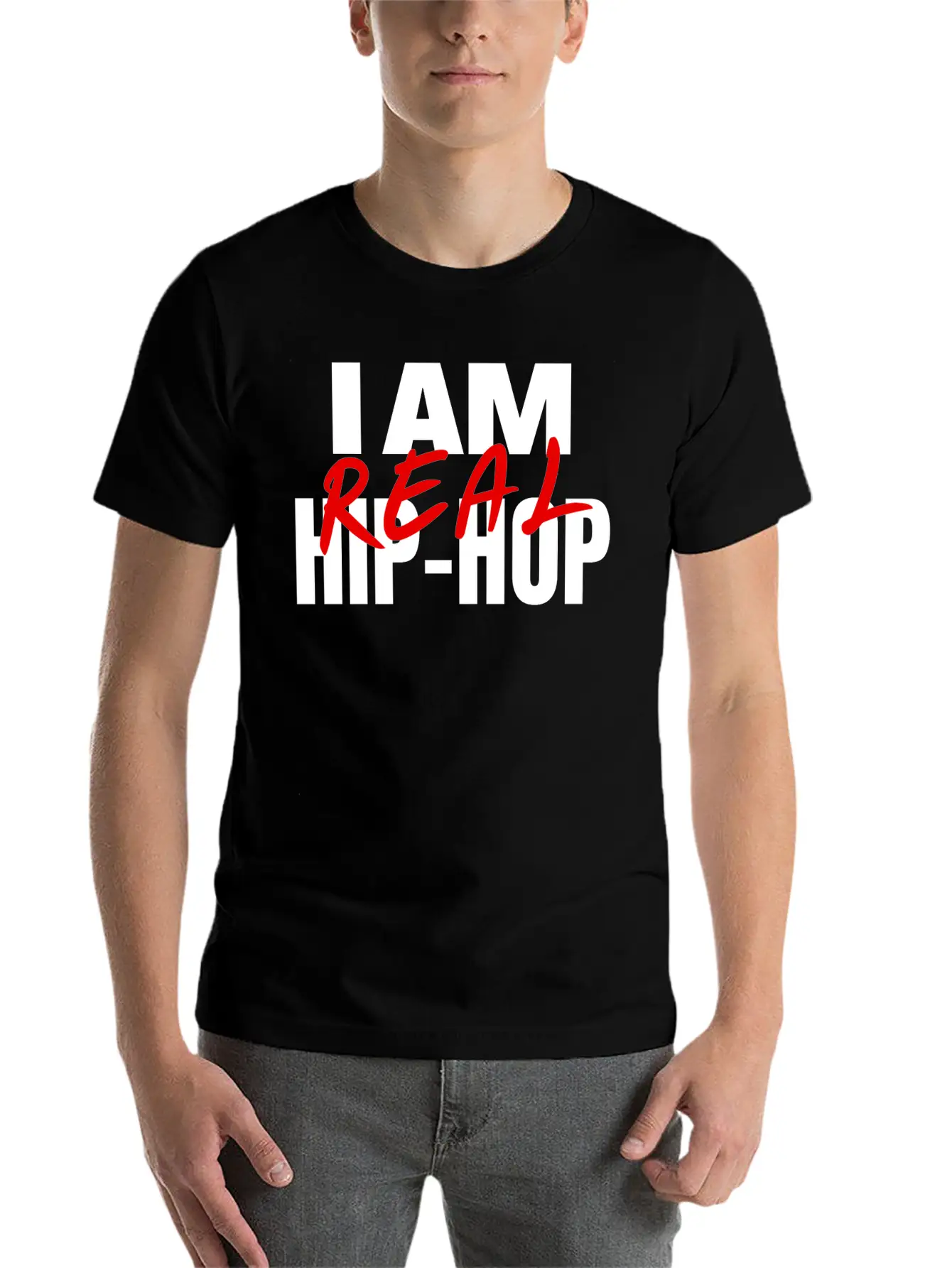 I Am Real Hip-Hop Timeless Short Sleeve Tee – Comfy And Minimalist Design