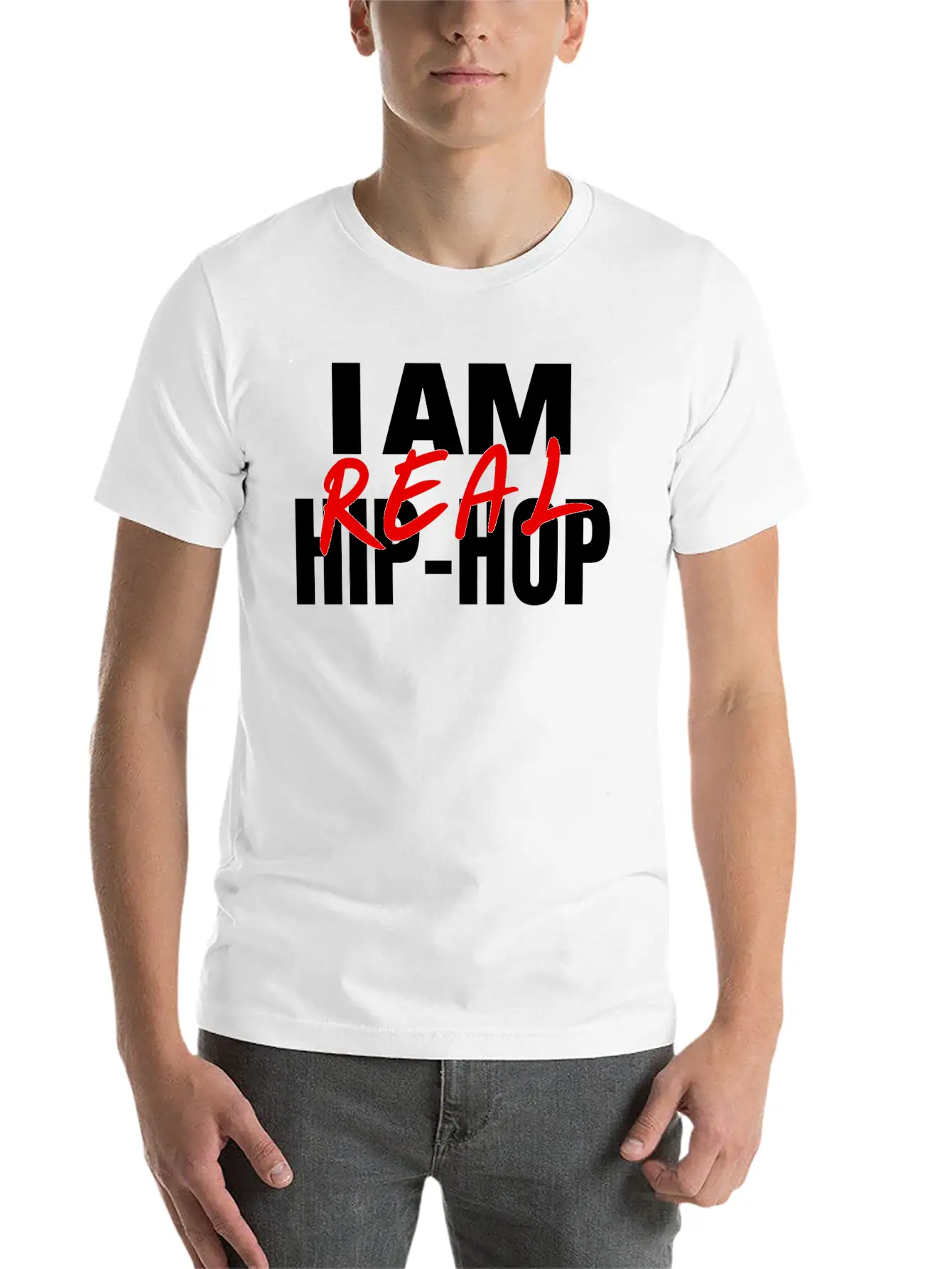 I Am Real Hip-Hop Timeless Short Sleeve Tee – Comfy And Minimalist Design
