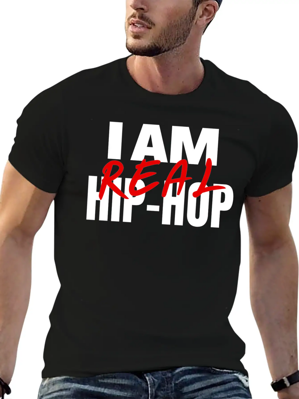 I Am Real Hip-Hop Timeless Short Sleeve Tee – Comfy And Minimalist Design