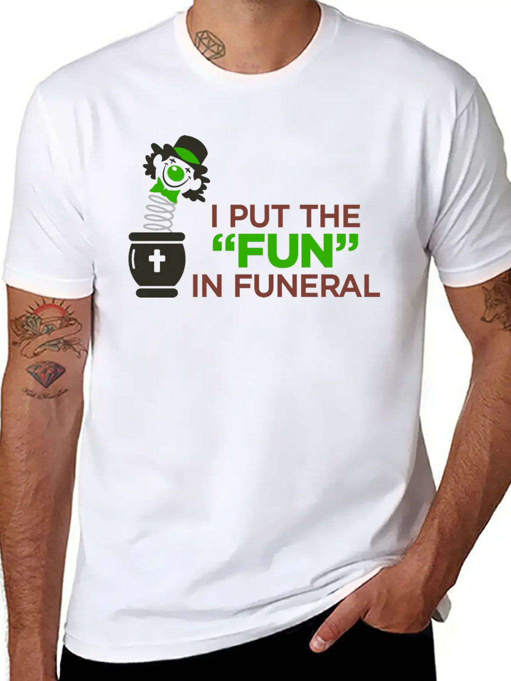 I Am The Entertainer At Funeral Basic Graphic T-Shirt – Daily Comfort In Soft Cotton