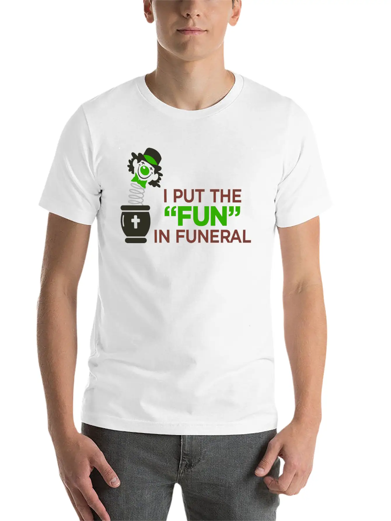 I Am The Entertainer At Funeral Basic Graphic T-Shirt – Daily Comfort In Soft Cotton