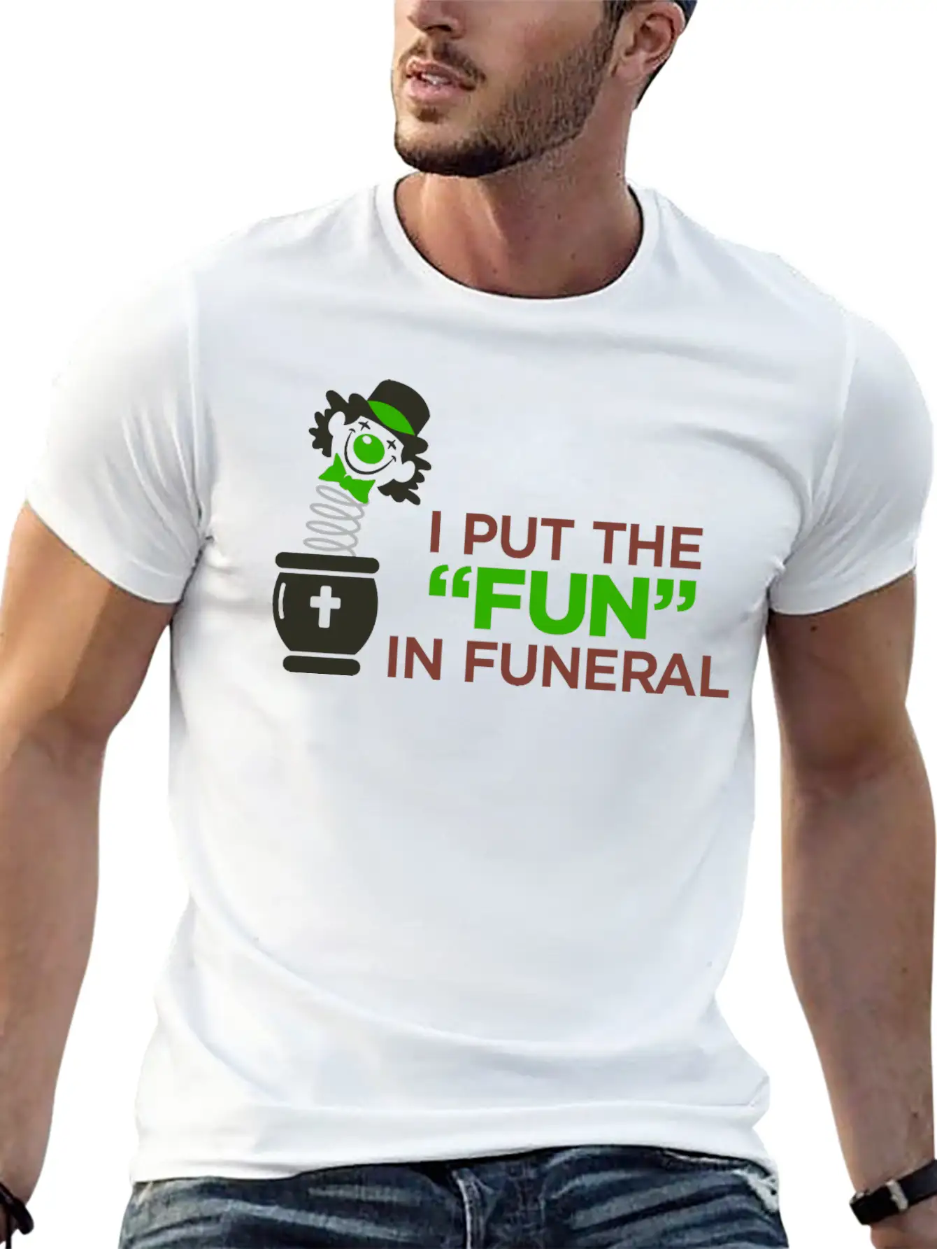 I Am The Entertainer At Funeral Basic Graphic T-Shirt – Daily Comfort In Soft Cotton