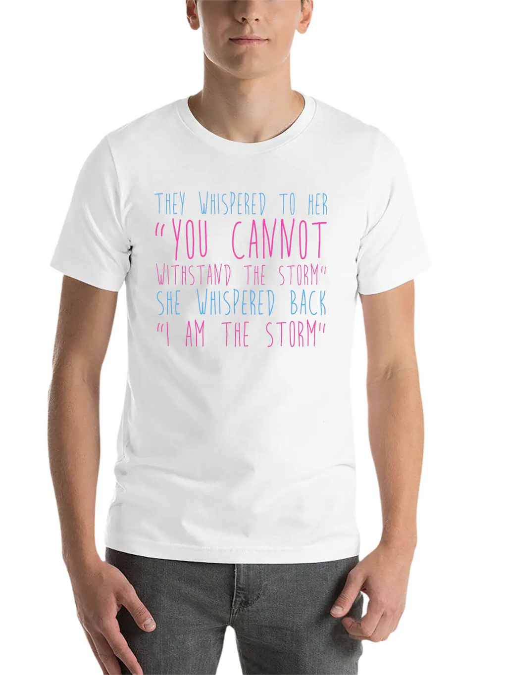 I Am The Storm Relaxed Everyday Tee – Lightweight And Durable Cotton