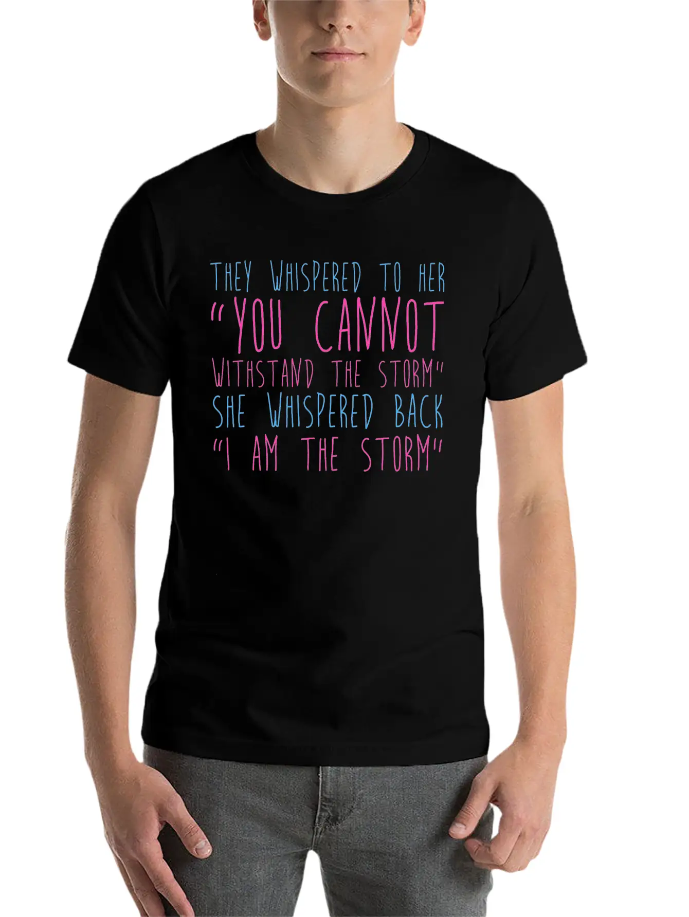 I Am The Storm Relaxed Everyday Tee – Lightweight And Durable Cotton