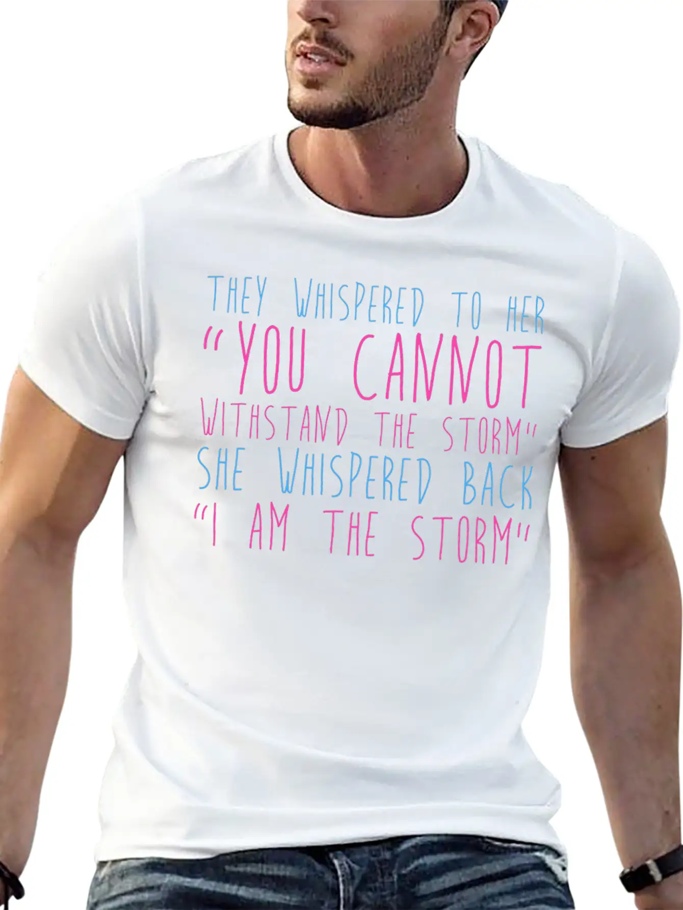 I Am The Storm Relaxed Everyday Tee – Lightweight And Durable Cotton