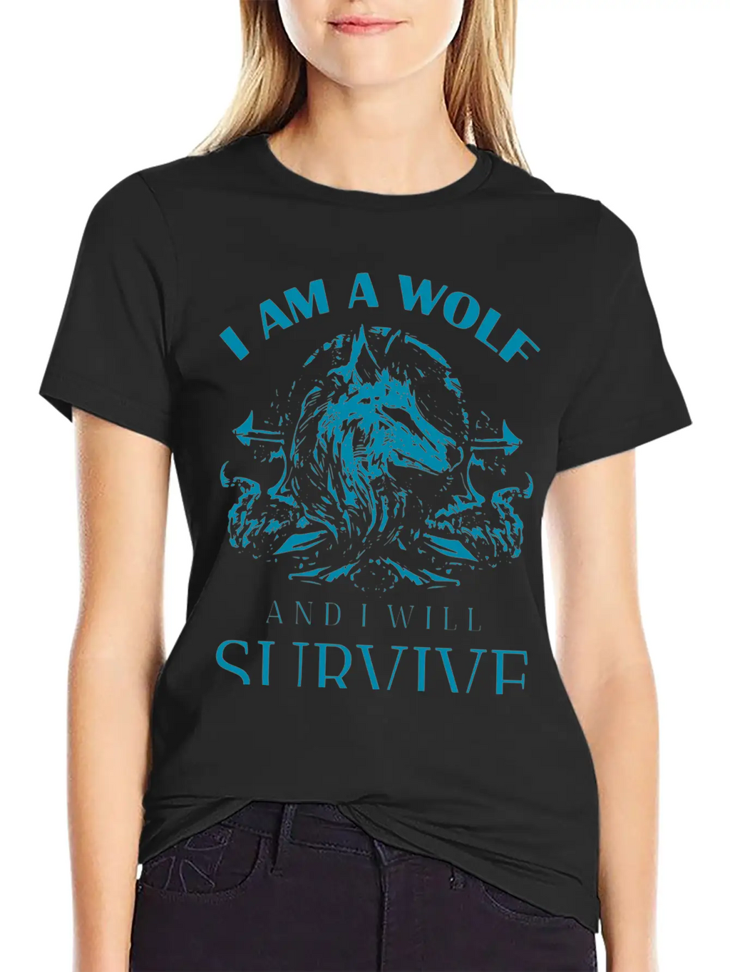 I Am Wolf I Will Survive 9 Classic Cotton Tee – Unisex Comfort For Any Season