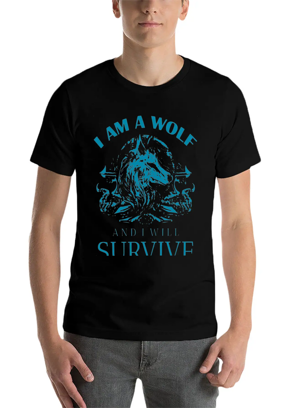 I Am Wolf I Will Survive 9 Classic Cotton Tee – Unisex Comfort For Any Season
