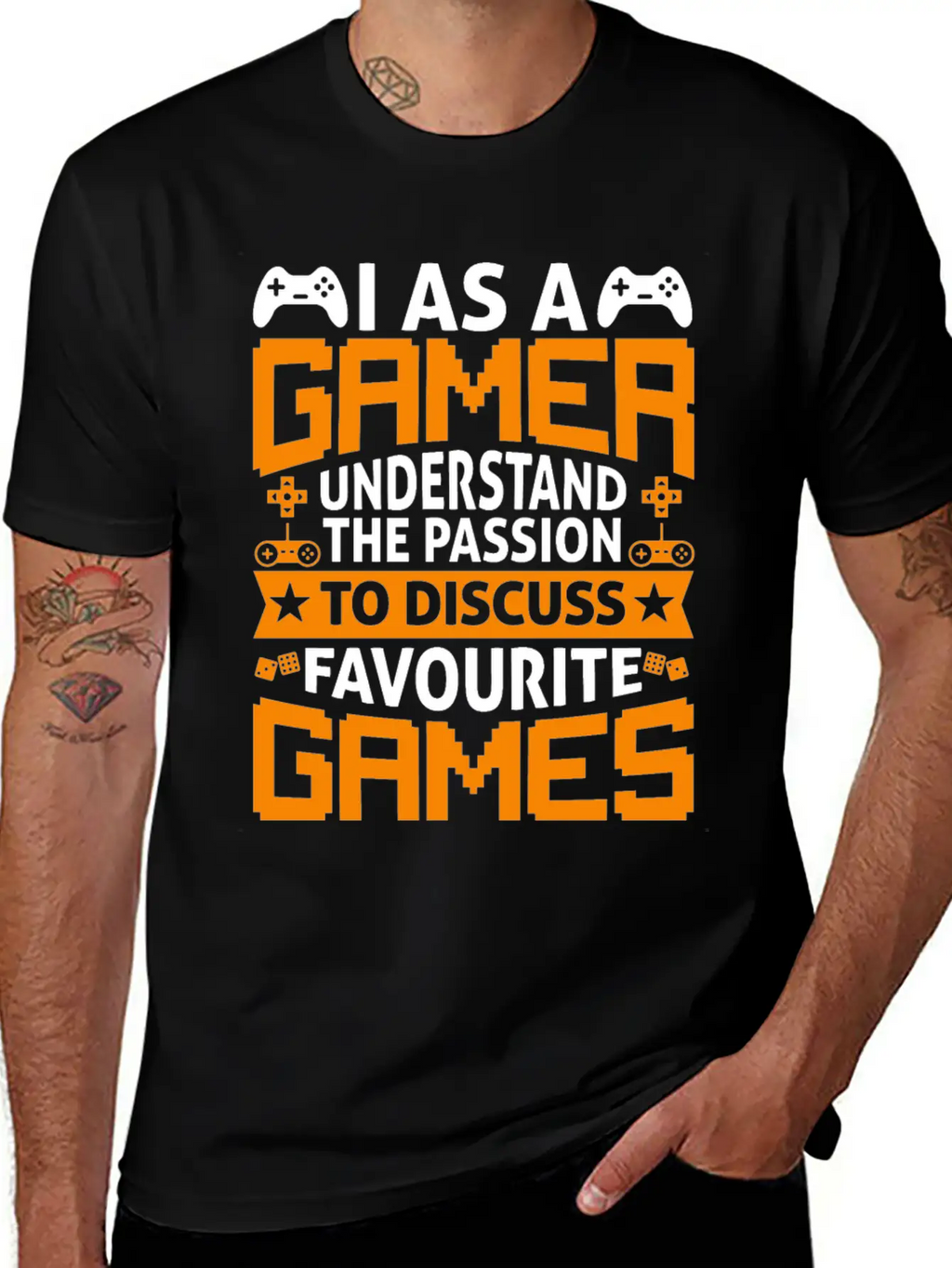 I As A Gamer Understand The Passion To Discuss.. Relaxed Everyday Tee – Lightweight And Durable Cotton