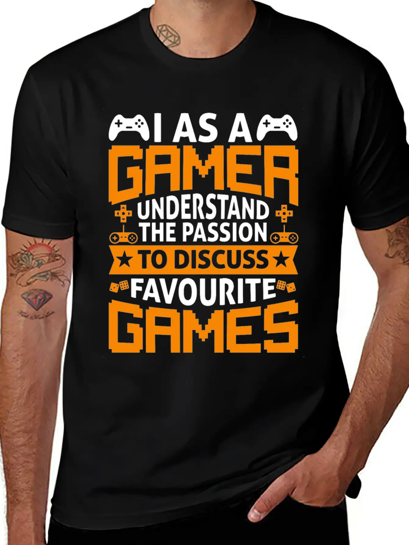 I As A Gamer Understand The Passion To Discuss.. Relaxed Everyday Tee – Lightweight And Durable Cotton