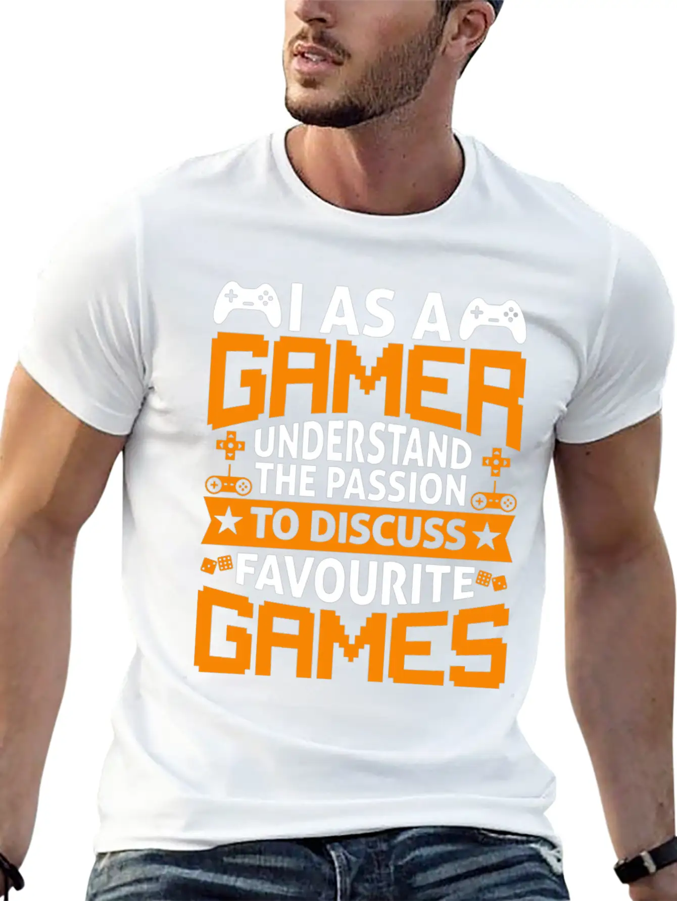 I As A Gamer Understand The Passion To Discuss.. Relaxed Everyday Tee – Lightweight And Durable Cotton