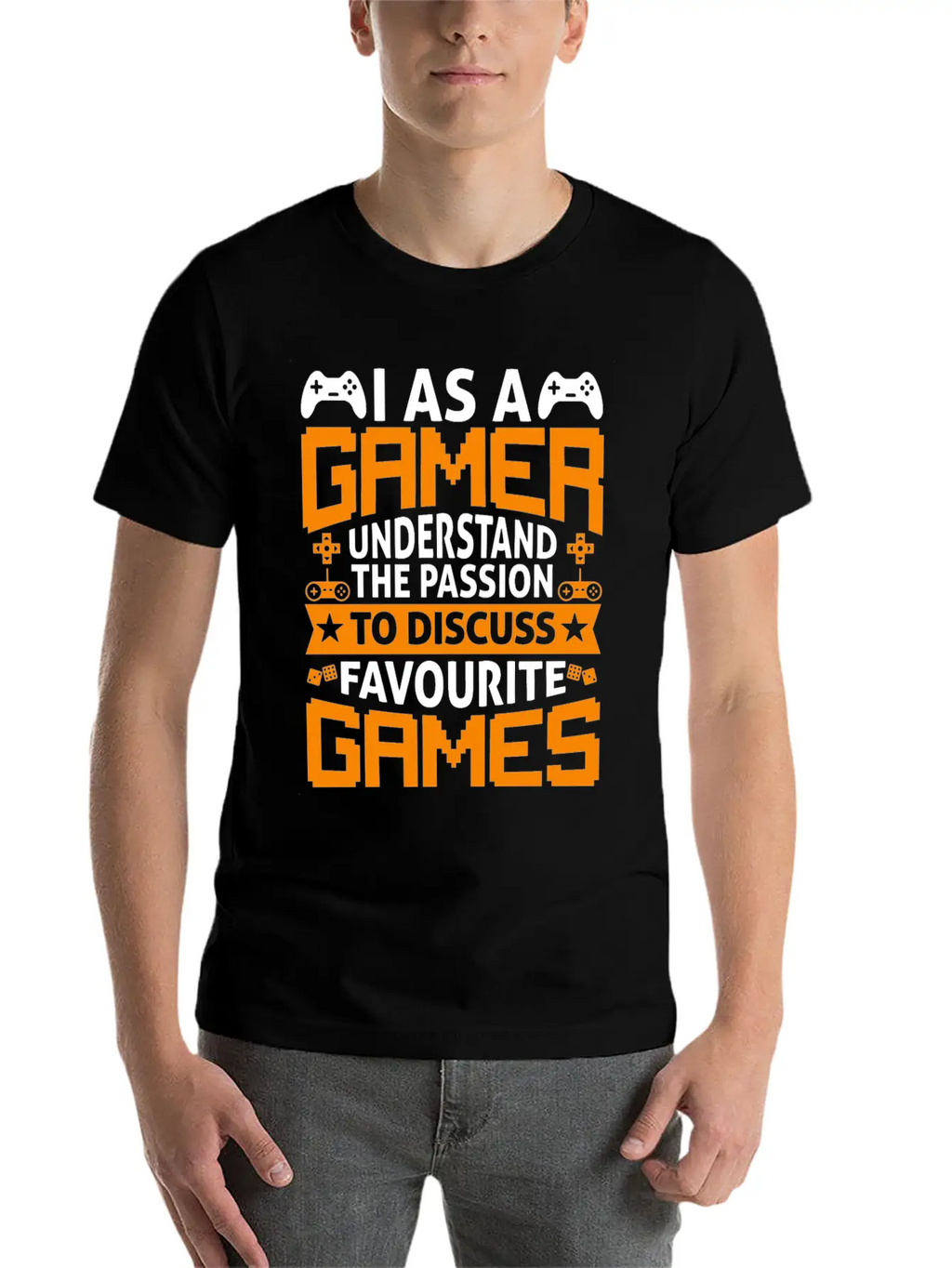I As A Gamer Understand The Passion To Discuss.. Relaxed Everyday Tee – Lightweight And Durable Cotton