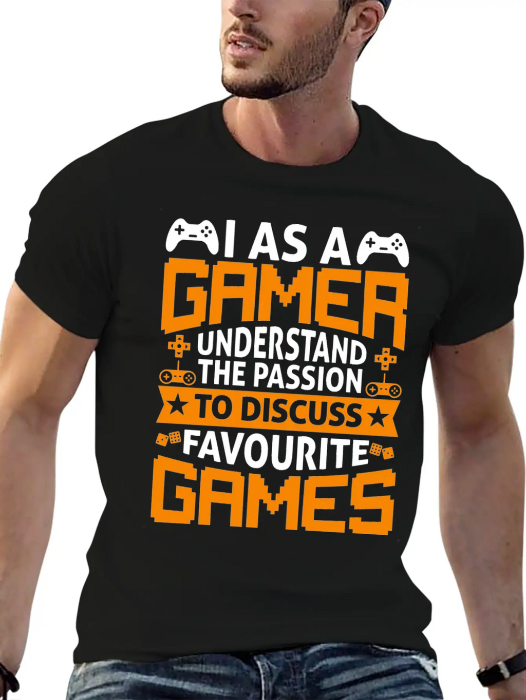 I As A Gamer Understand The Passion To Discuss.. Relaxed Everyday Tee – Lightweight And Durable Cotton