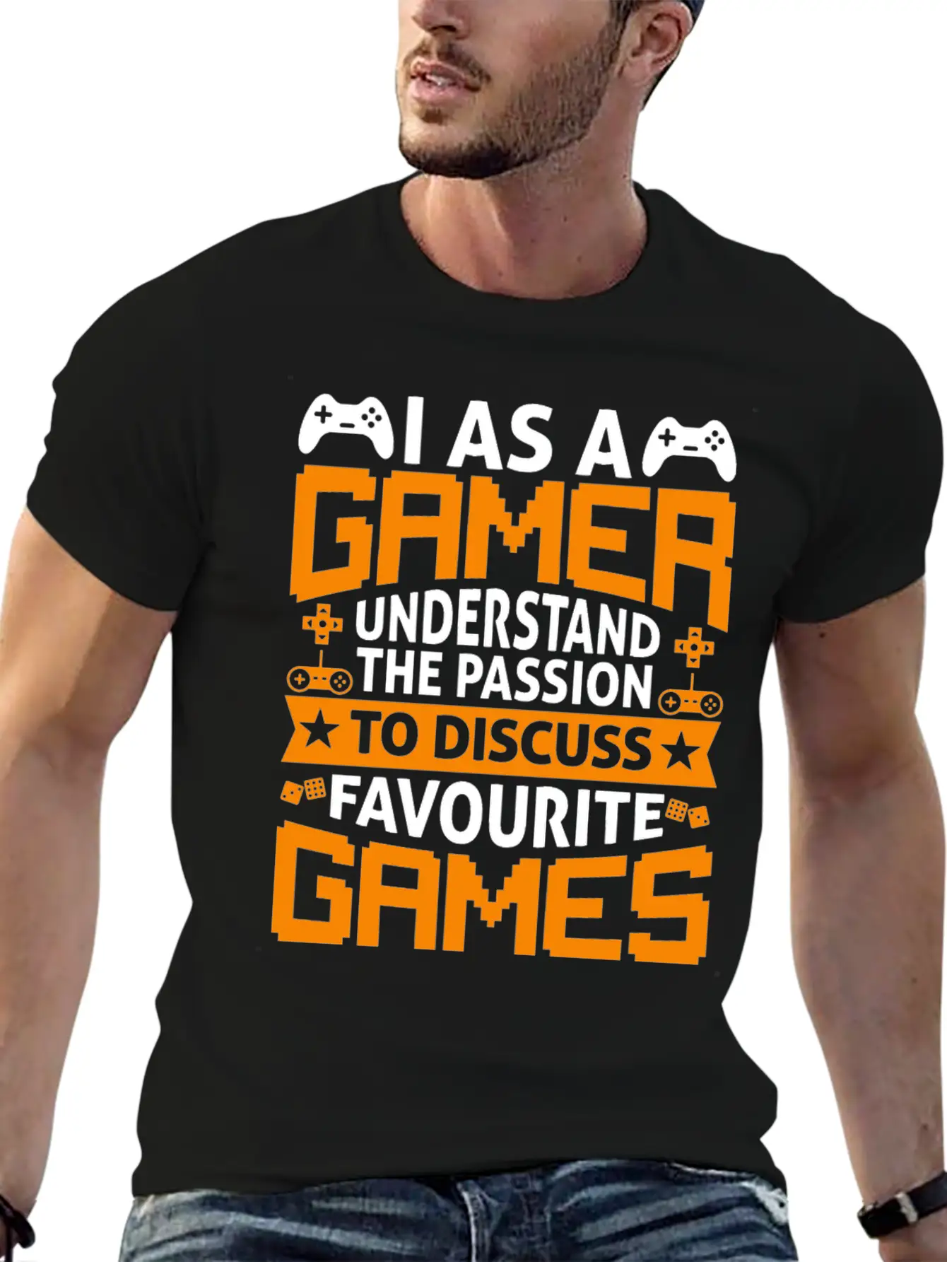 I As A Gamer Understand The Passion To Discuss.. Relaxed Everyday Tee – Lightweight And Durable Cotton