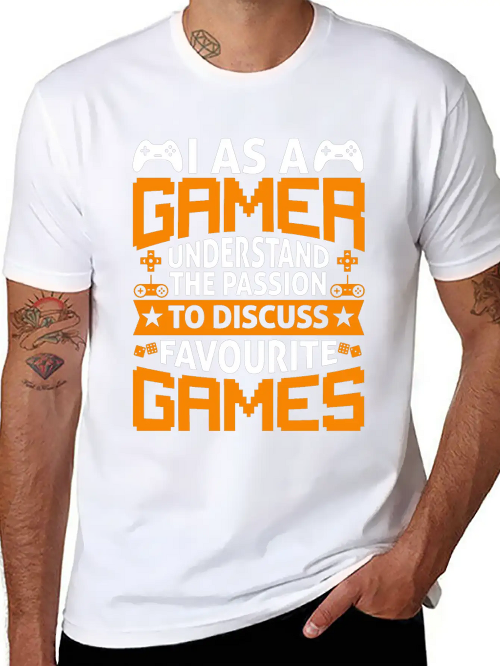 I As A Gamer Understand The Passion To Discuss.. Relaxed Everyday Tee – Lightweight And Durable Cotton