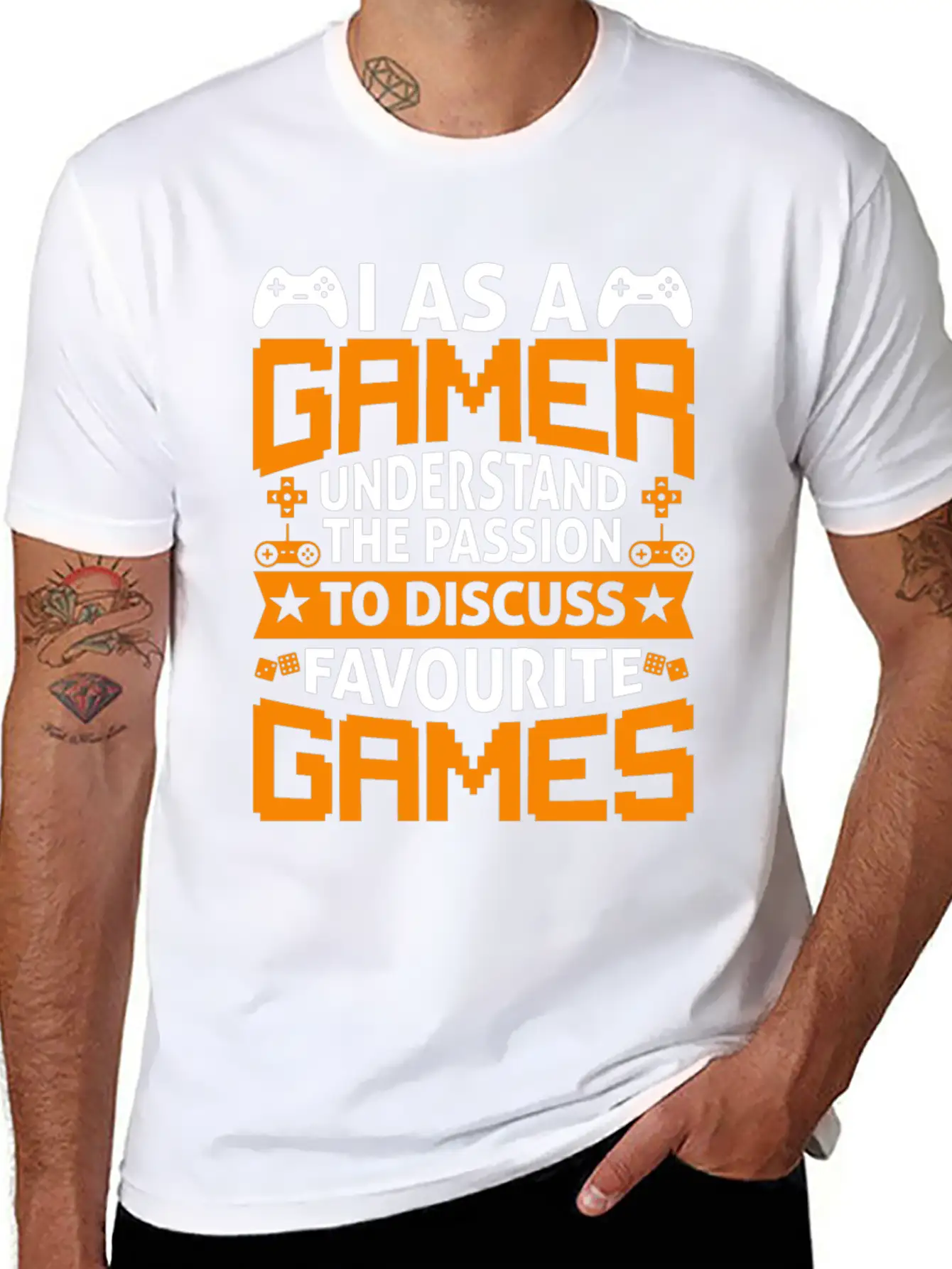 I As A Gamer Understand The Passion To Discuss.. Relaxed Everyday Tee – Lightweight And Durable Cotton