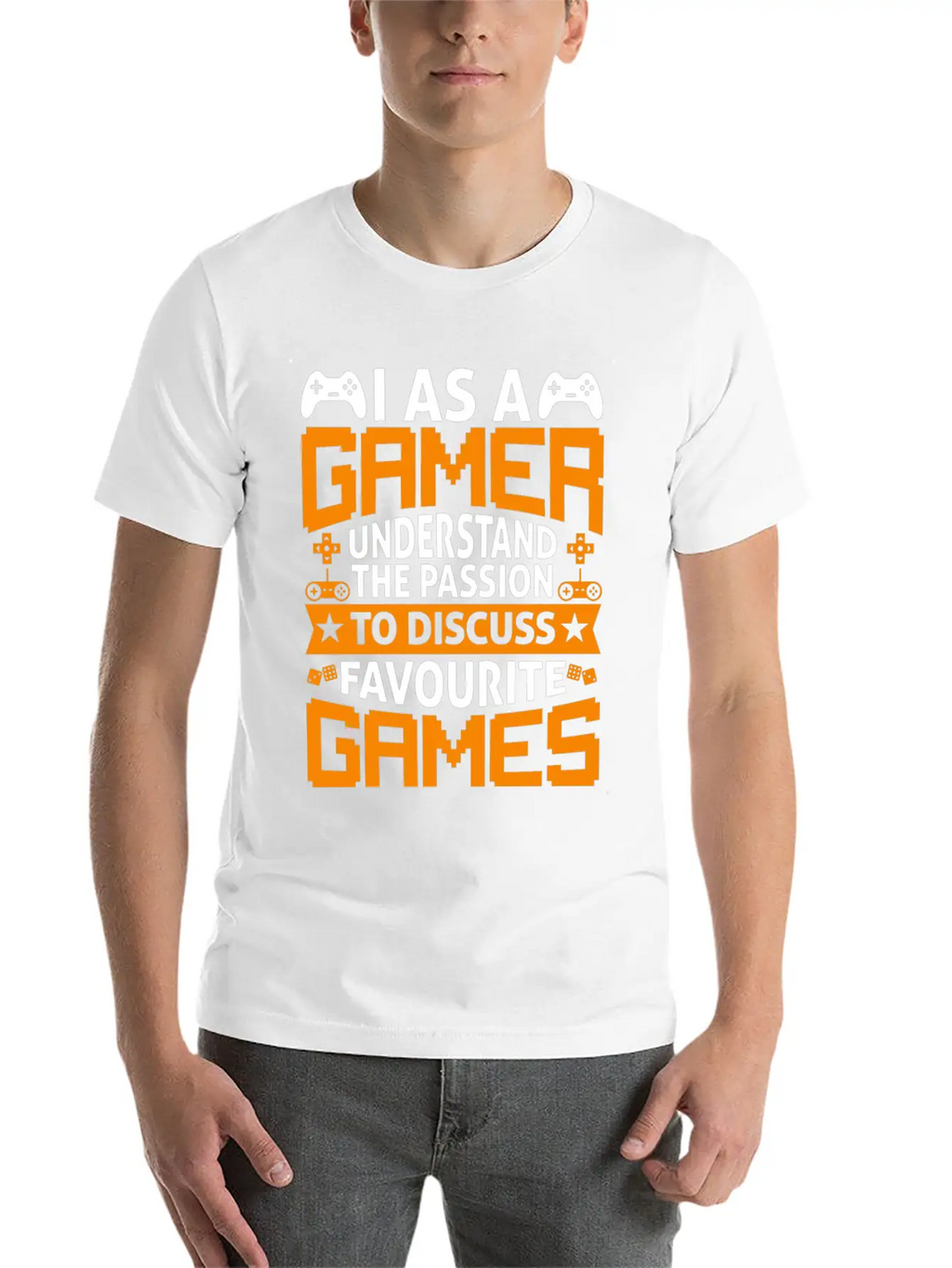I As A Gamer Understand The Passion To Discuss.. Relaxed Everyday Tee – Lightweight And Durable Cotton