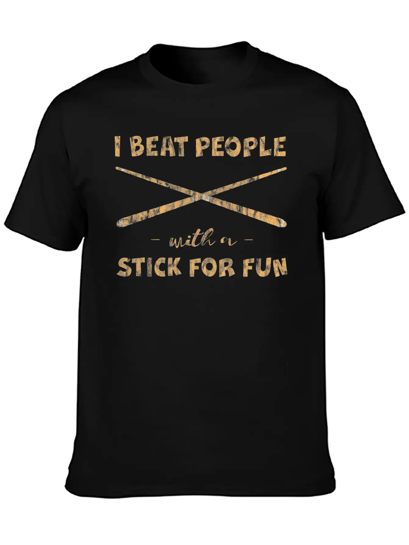 I Beat People With A Stick For Fun Basic Graphic T-Shirt – Daily Comfort In Soft Cotton