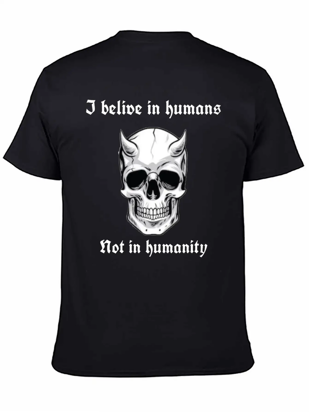 I Believe In Humans Not Humanity Classic Cotton Tee – Unisex Comfort For Any Season