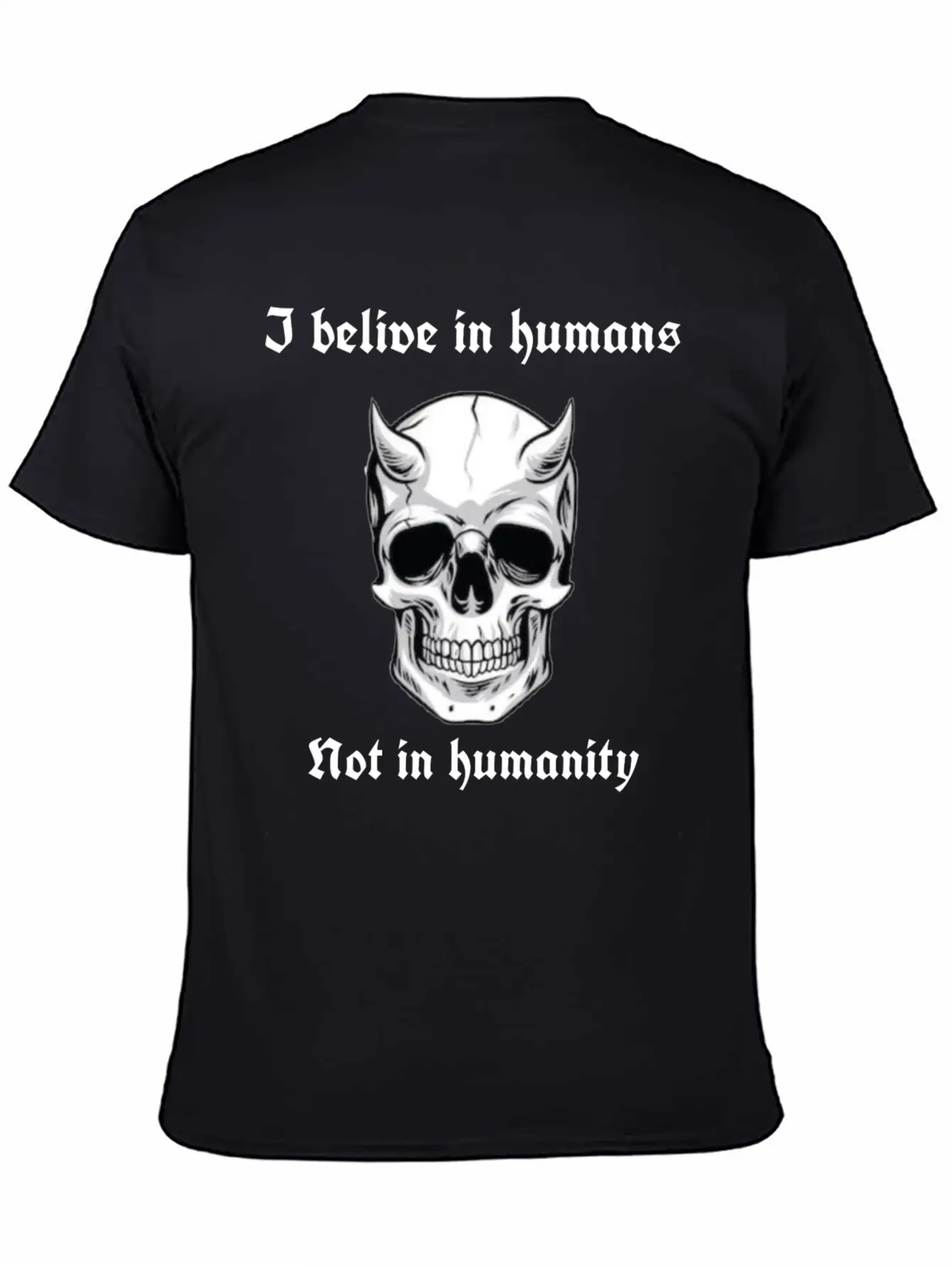 I Believe In Humans Not Humanity Classic Cotton Tee – Unisex Comfort For Any Season