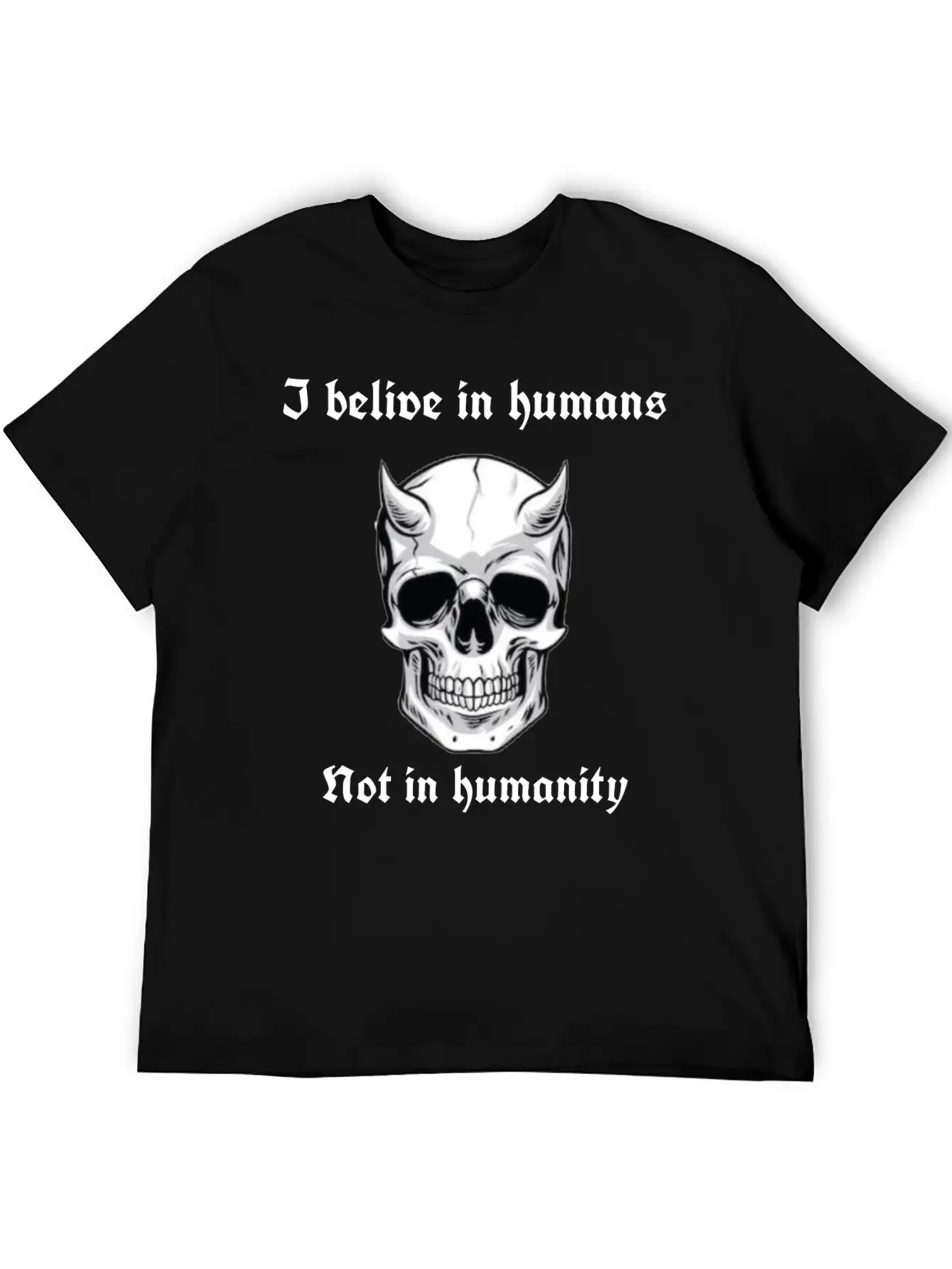 I Believe In Humans Not Humanity Classic Cotton Tee – Unisex Comfort For Any Season