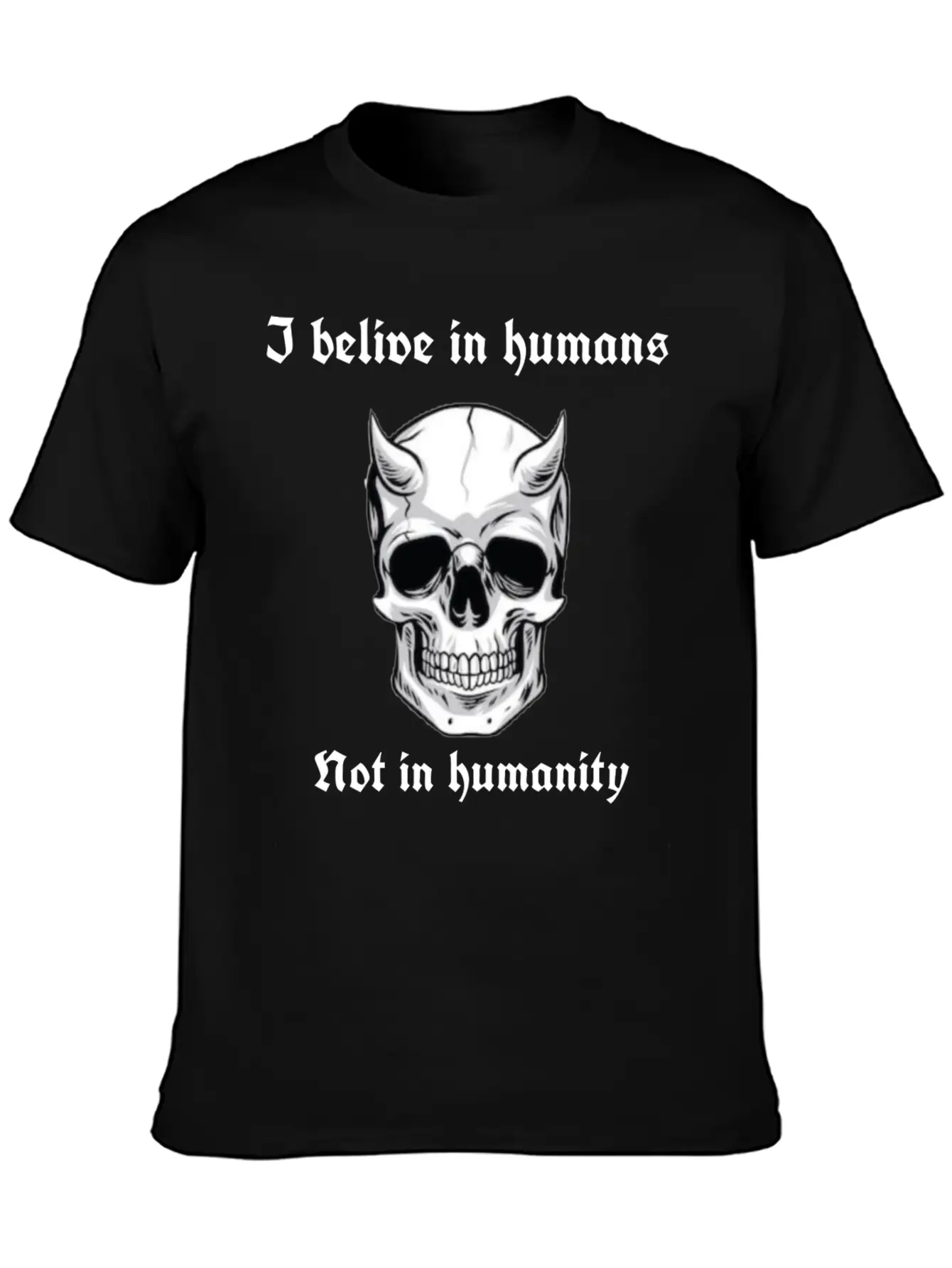 I Believe In Humans Not Humanity Classic Cotton Tee – Unisex Comfort For Any Season