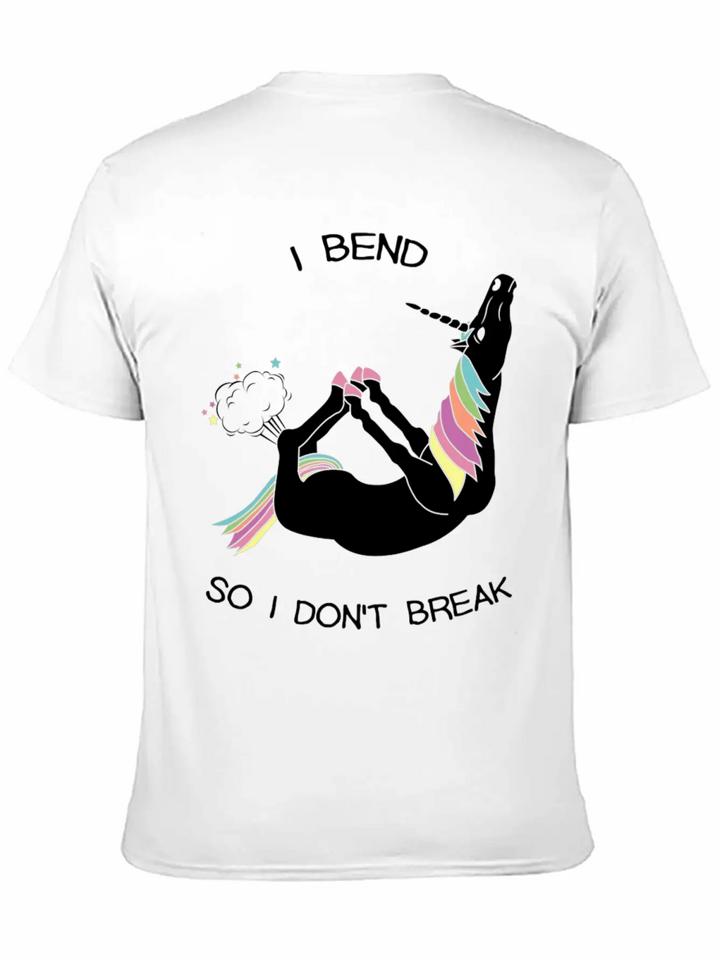 I BEND SO I DON T BREAK Basic Graphic T-Shirt – Daily Comfort In Soft Cotton
