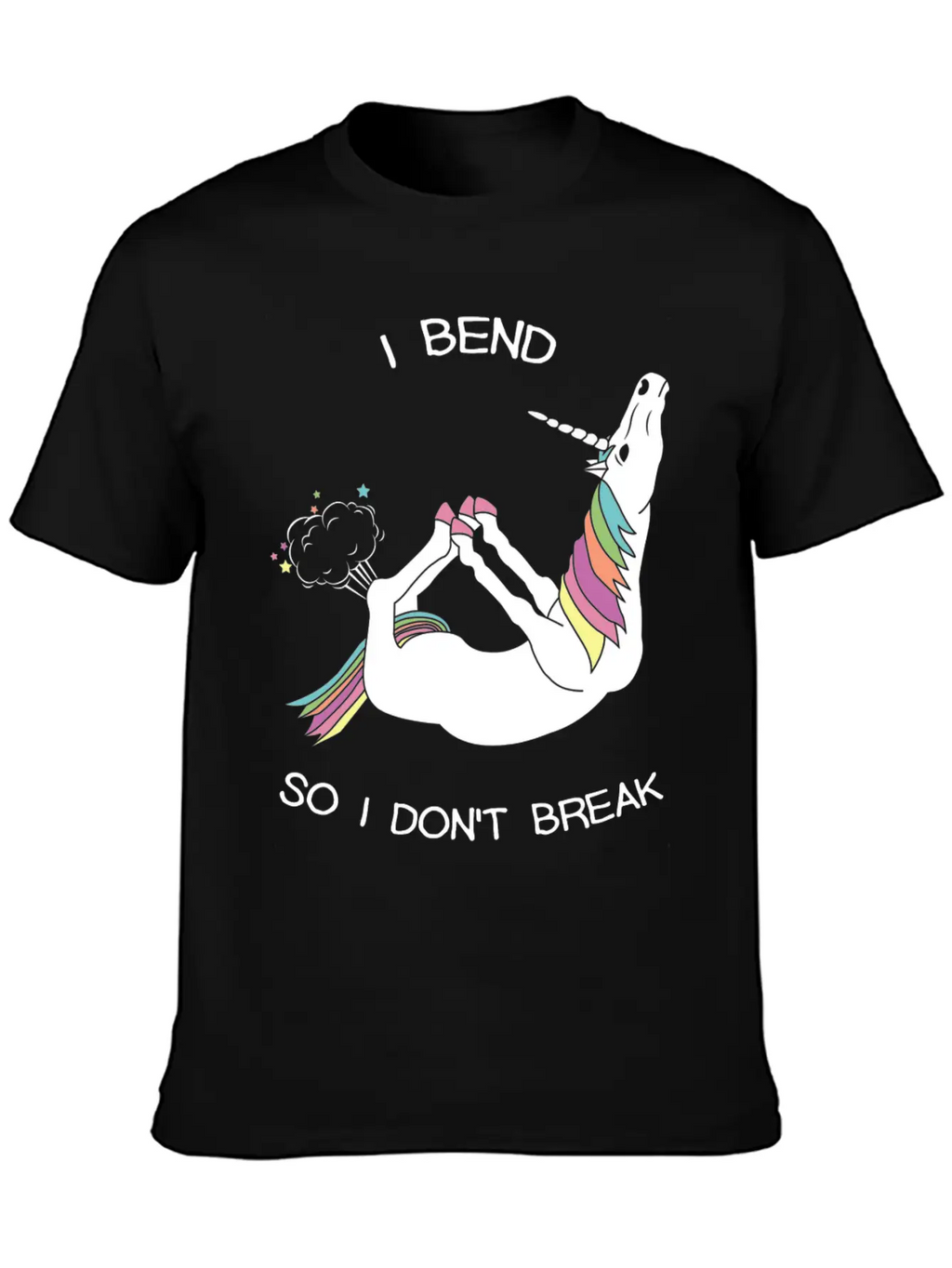 I BEND SO I DON T BREAK Basic Graphic T-Shirt – Daily Comfort In Soft Cotton