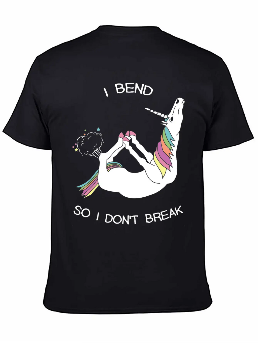 I BEND SO I DON T BREAK Basic Graphic T-Shirt – Daily Comfort In Soft Cotton