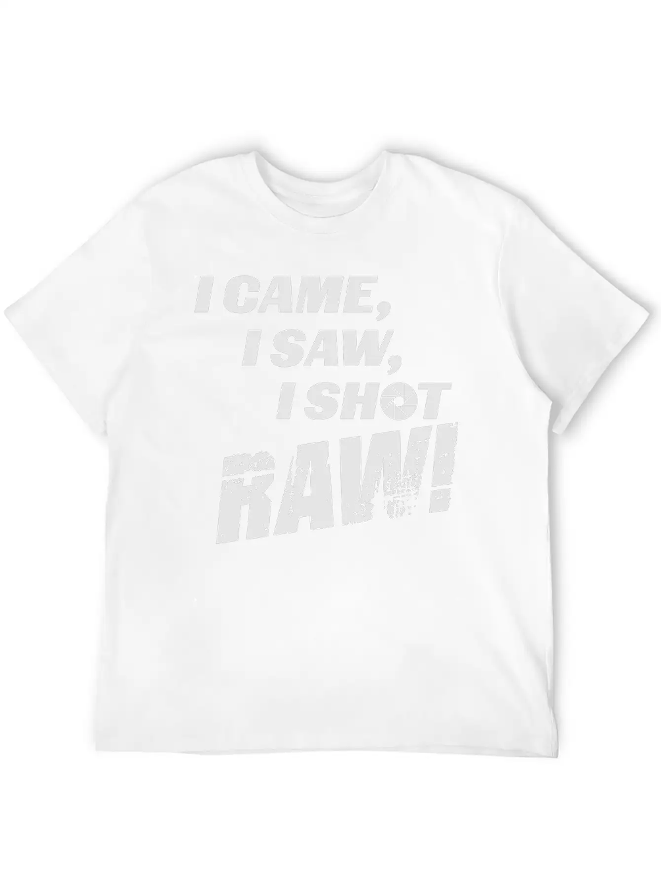 I Came, I Saw, I Shot Raw Essential Cotton Tee For Daily Outfits – Unisex Style